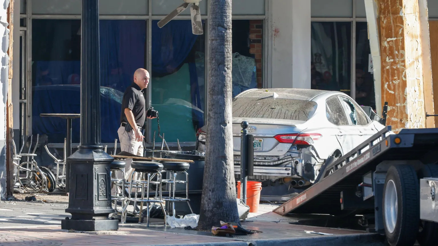Four killed as reckless driver crashes into Tampa bar after police chase