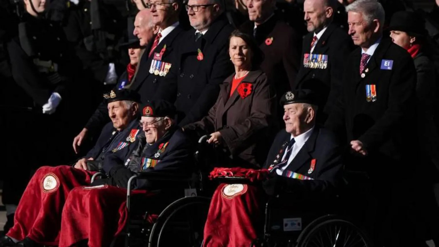 King Charles III leads Remembrance Sunday ceremonies in London