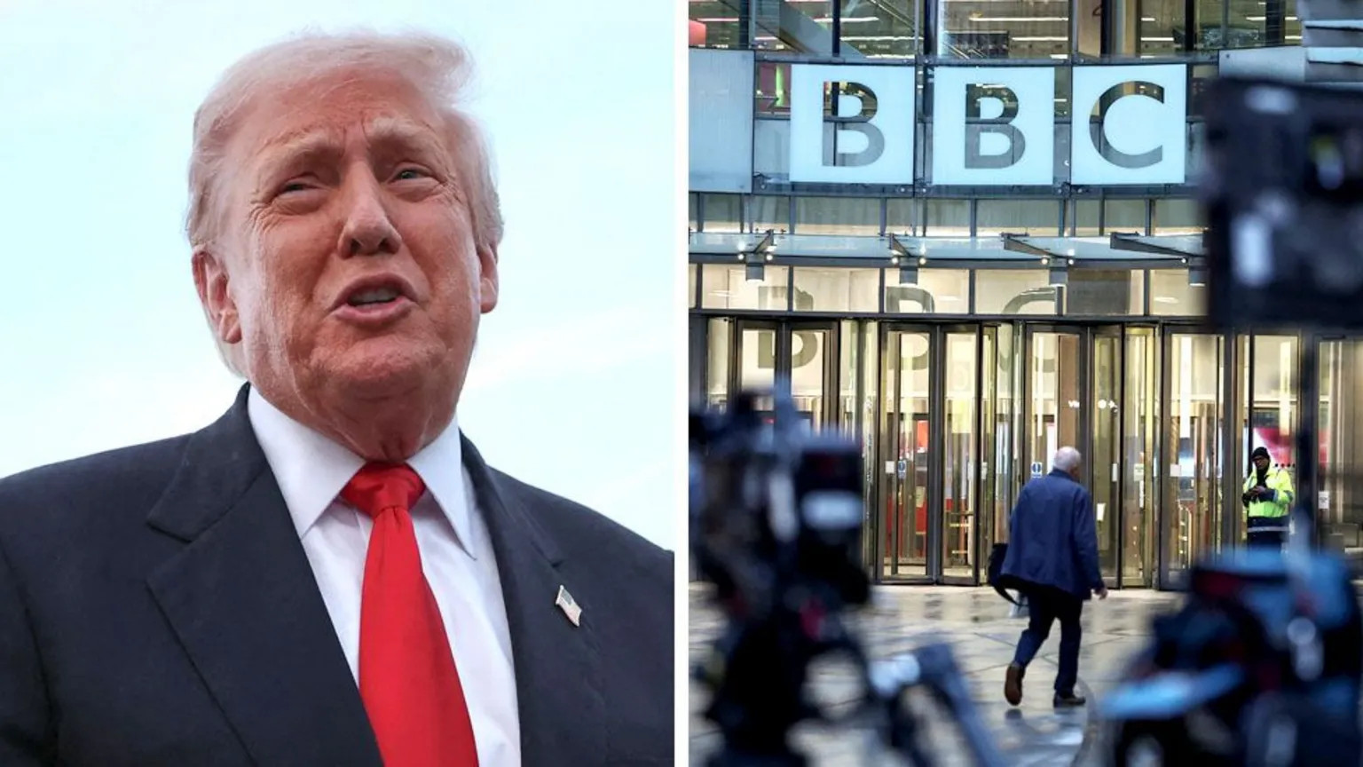 Trump threatens $1bn BBC lawsuit over edited 2021 Capitol speech in Panorama documentary