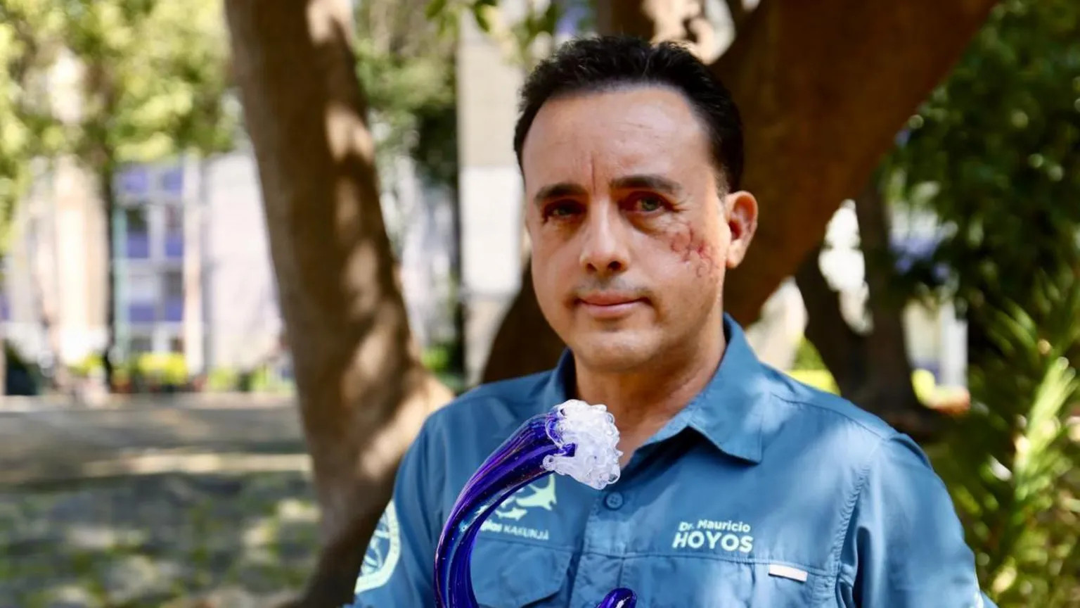 Marine biologist survives Galapagos shark attack, plans return to waters