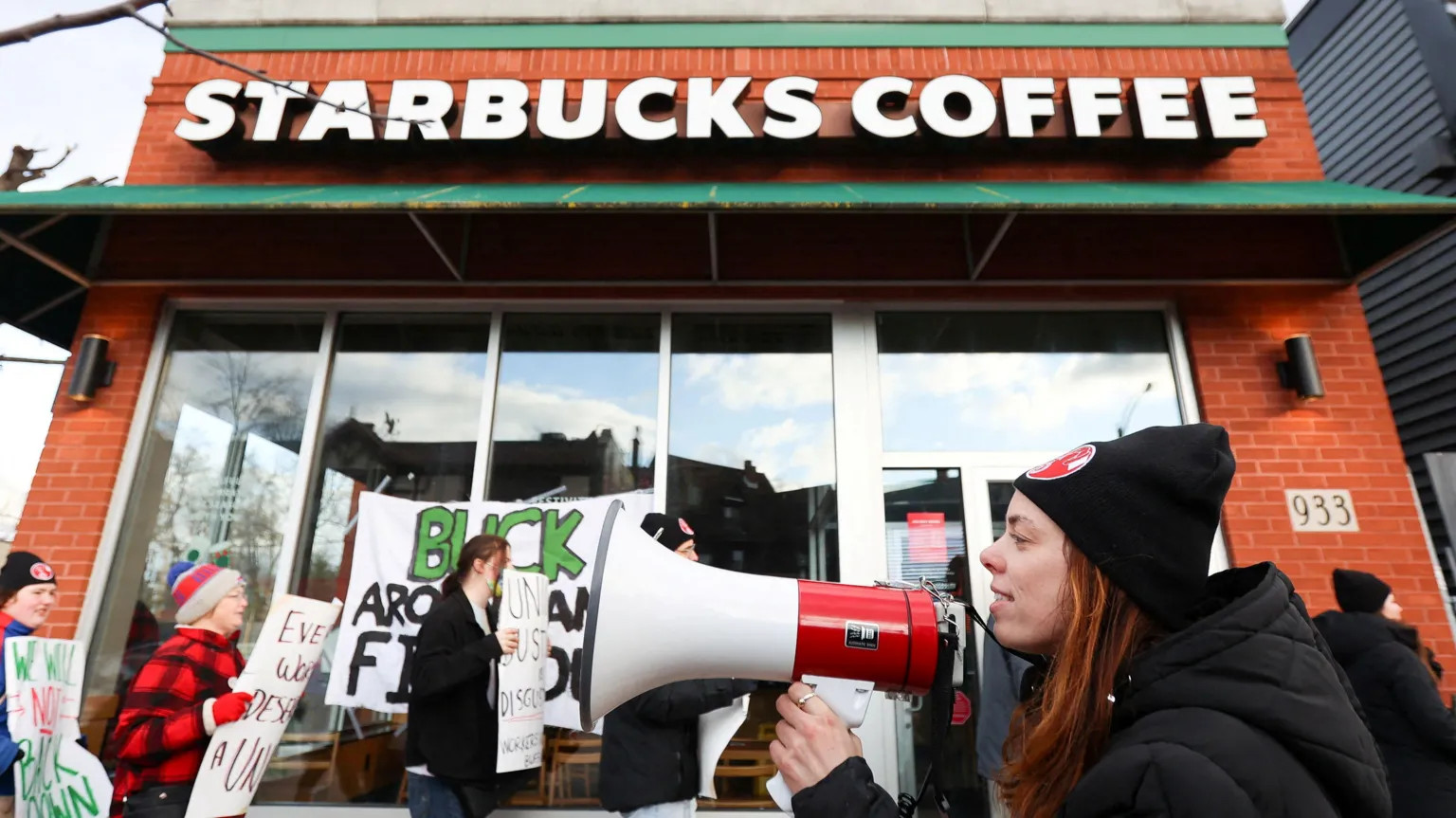 Starbucks faces third major strike as labor tensions persist amid turnaround push