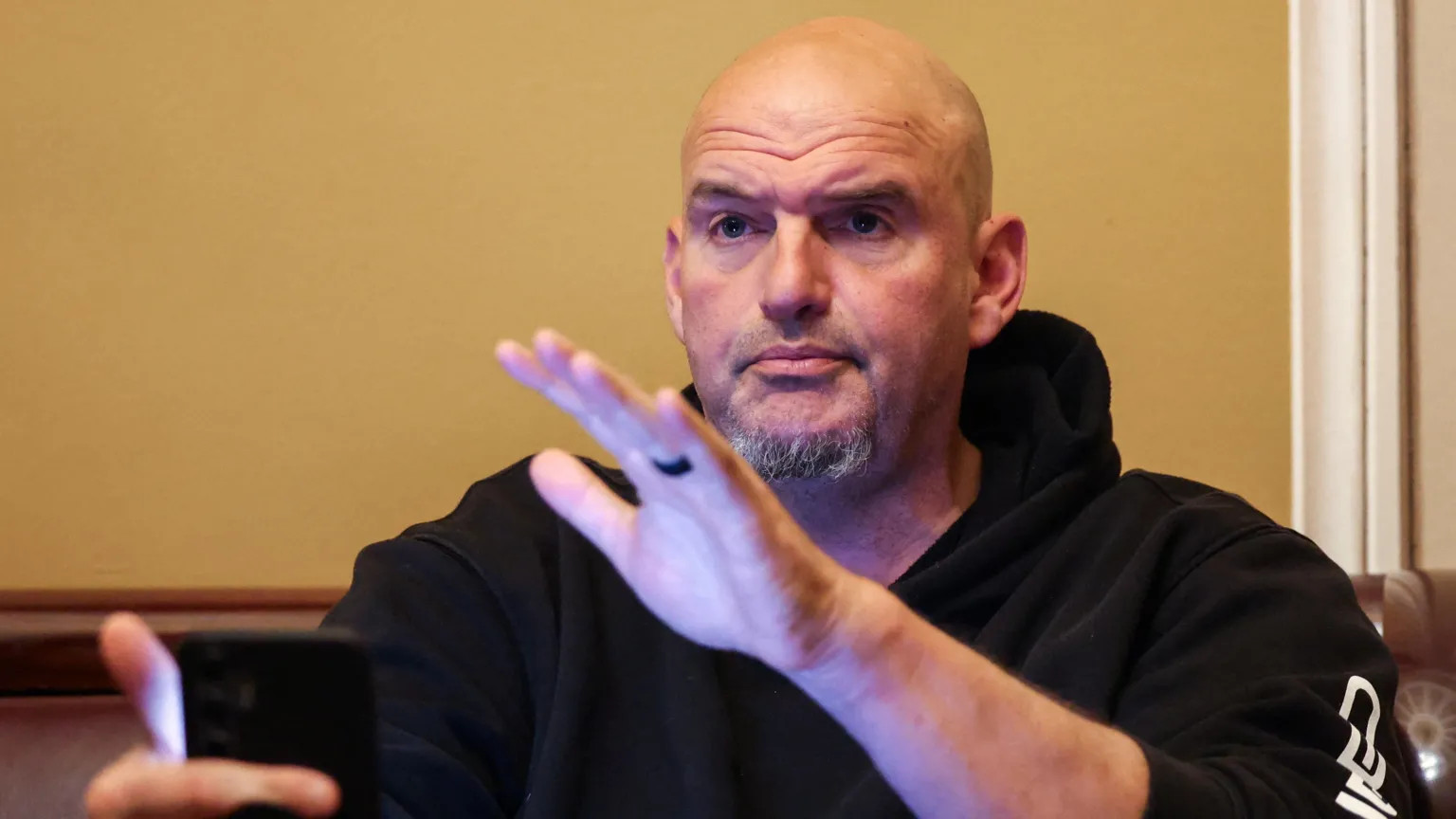 Senator John Fetterman hospitalized after fall linked to heart episode