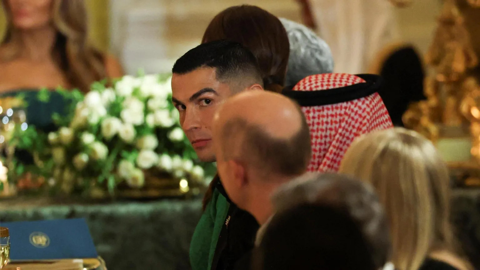 Ronaldo joins Saudi crown prince at White House dinner hosted by Trump