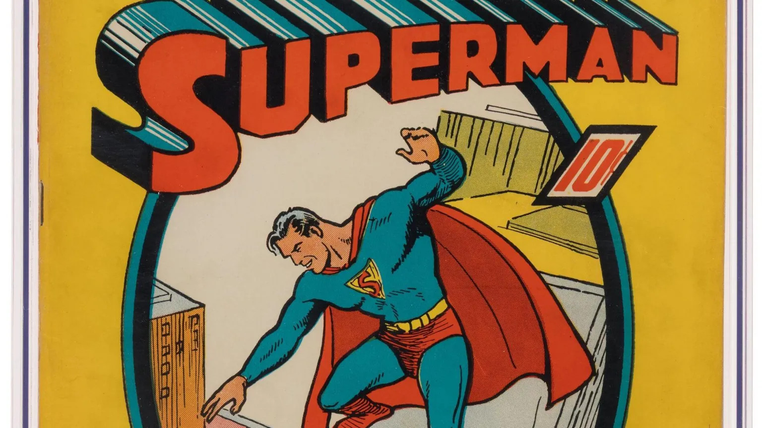 Rare 1939 Superman comic fetches record $9.12 million at auction