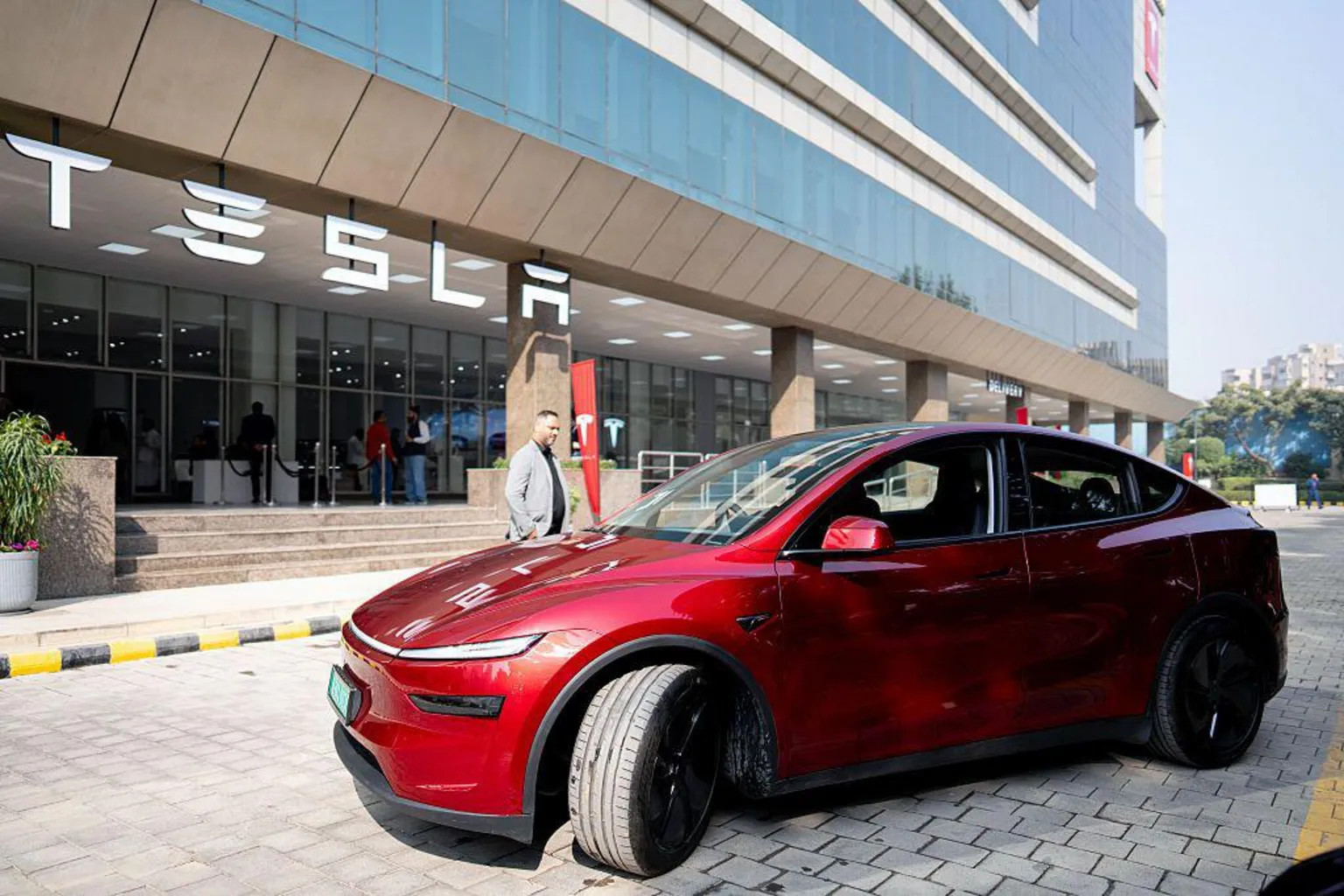 Tesla opens largest India hub amid sluggish sales in key market