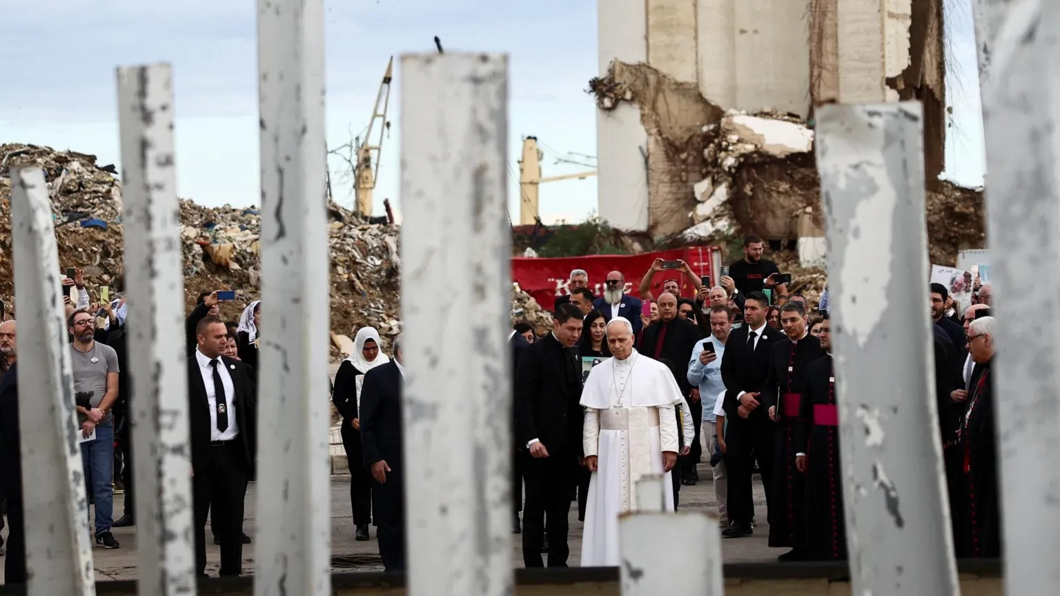 Pope concludes Lebanon visit with call for justice over Beirut blast