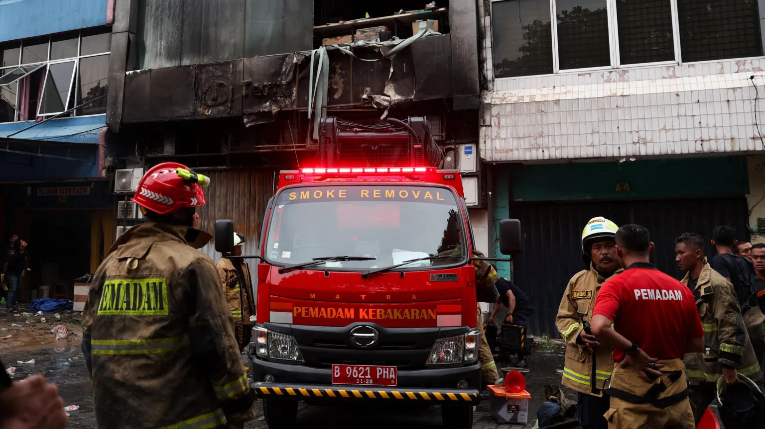 Jakarta office fire kills 22, rescue efforts continue on upper floors