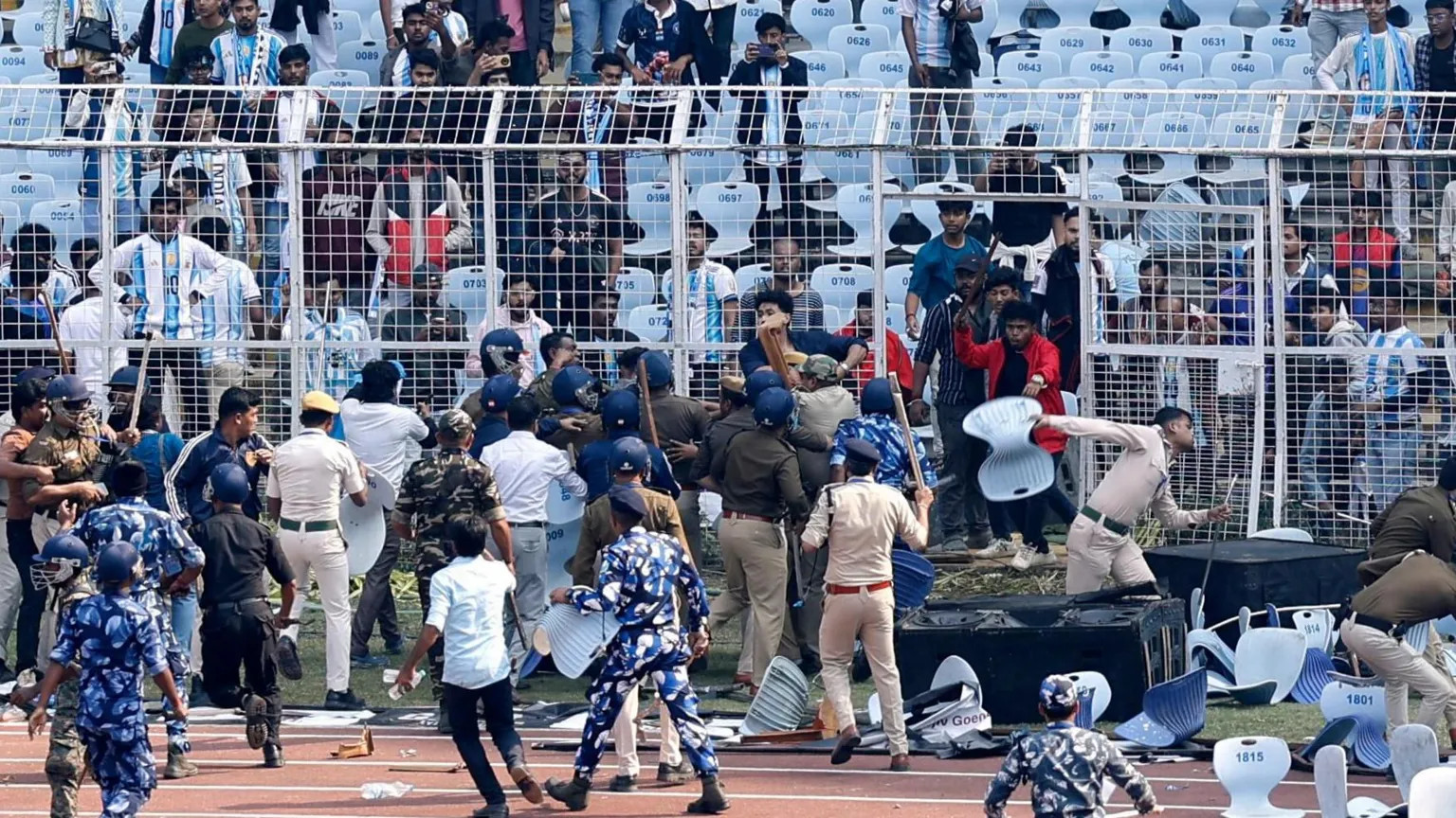 Messi fans riot in Kolkata after brief stadium appearance cut short