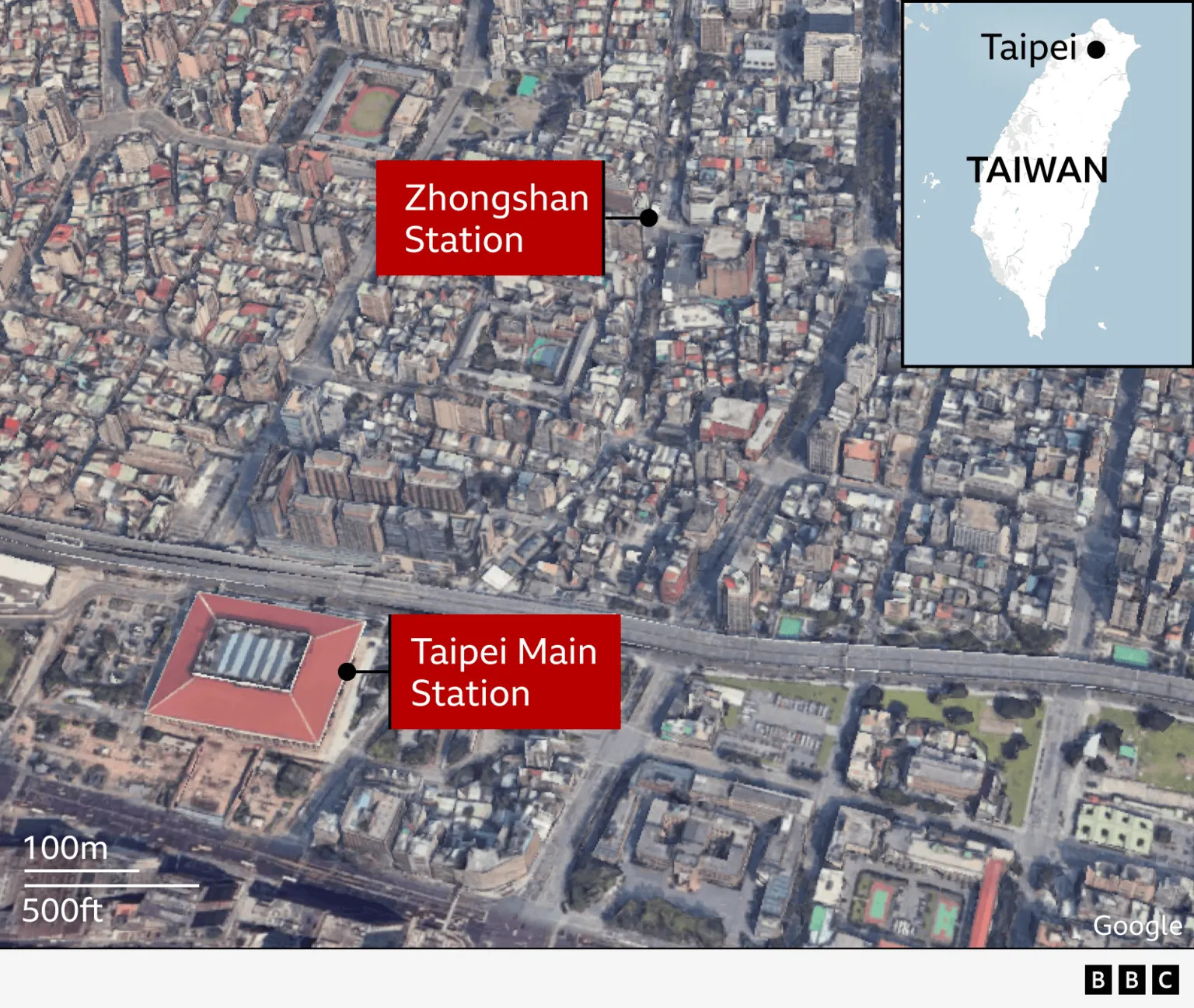 Three dead, nine injured in Taipei knife rampage
