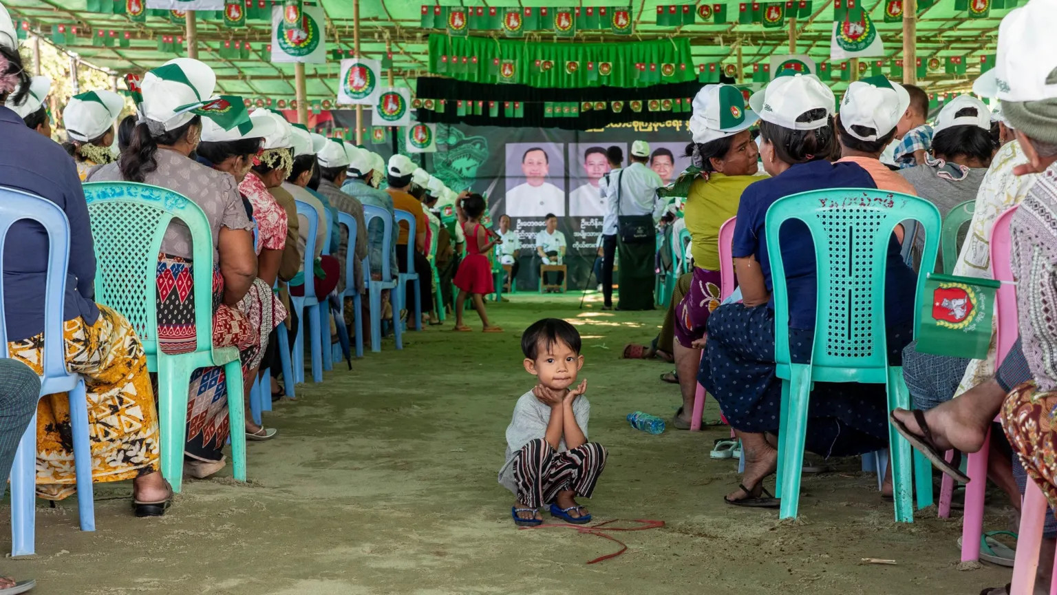 Myanmar's junta-backed election marred by fear and boycotts