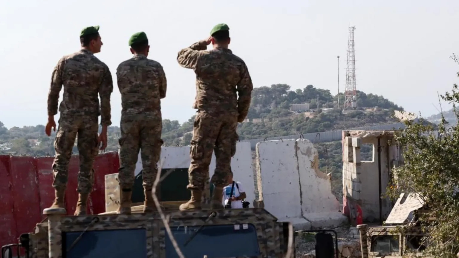 Lebanese army assumes control in south as Hezbollah withdraws