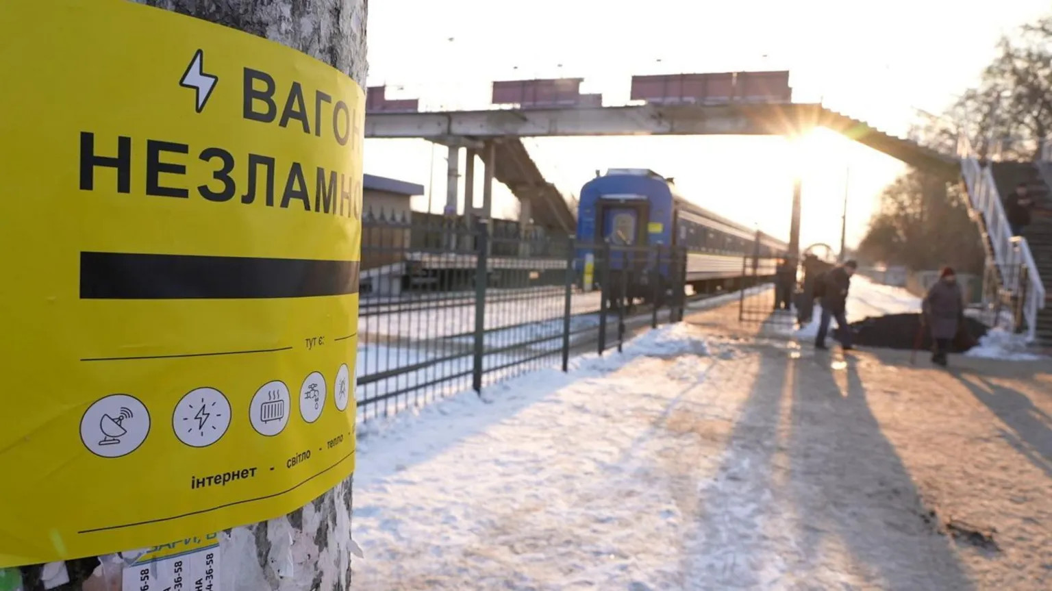 Ukraine's 'Invincibility Trains' offer warmth amid winter blackouts and war