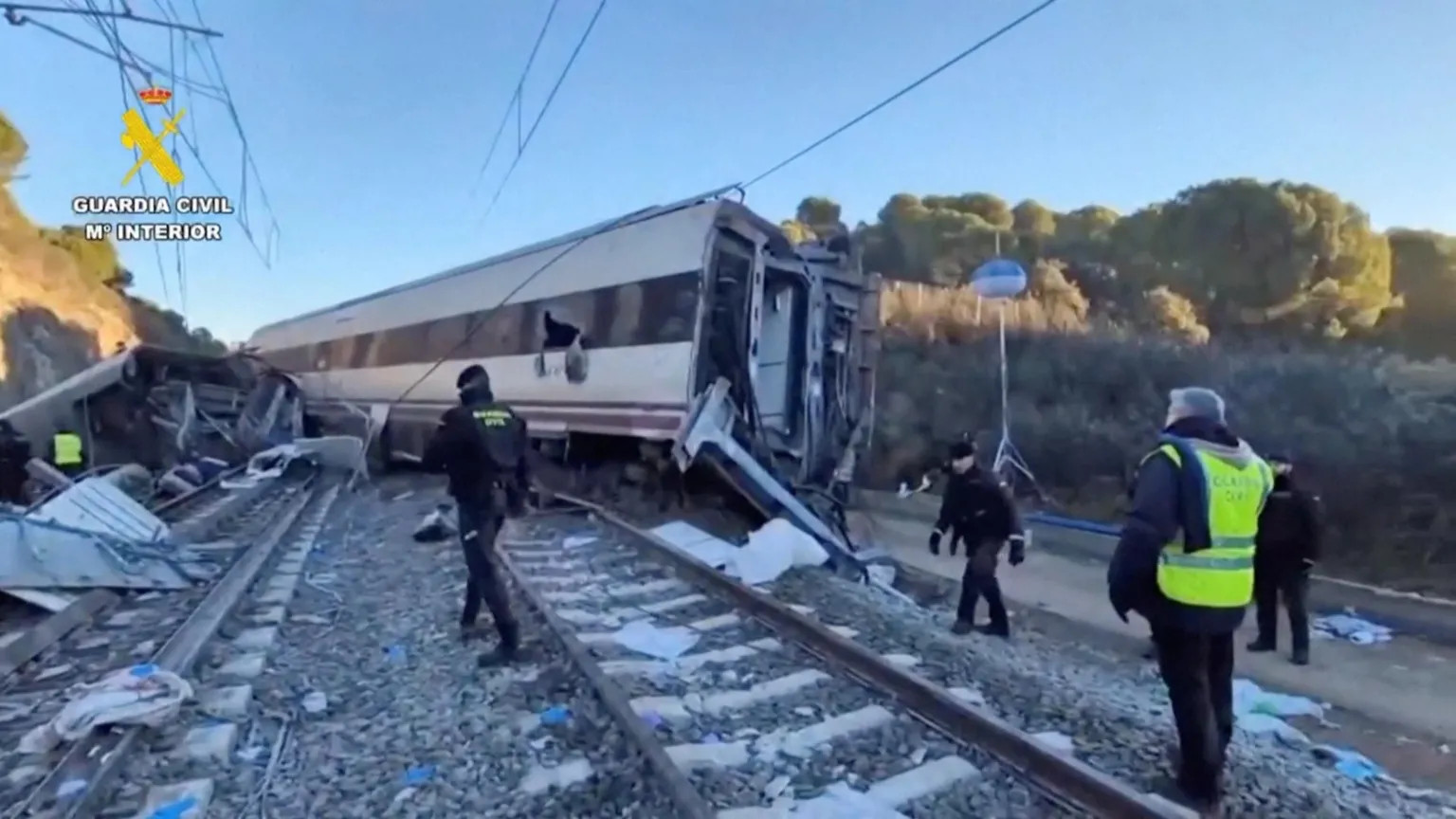 Spain declares national mourning after deadly high-speed train collision kills 40