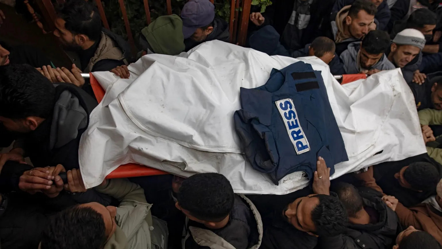 Three Palestinian journalists killed in Israeli strike in central Gaza