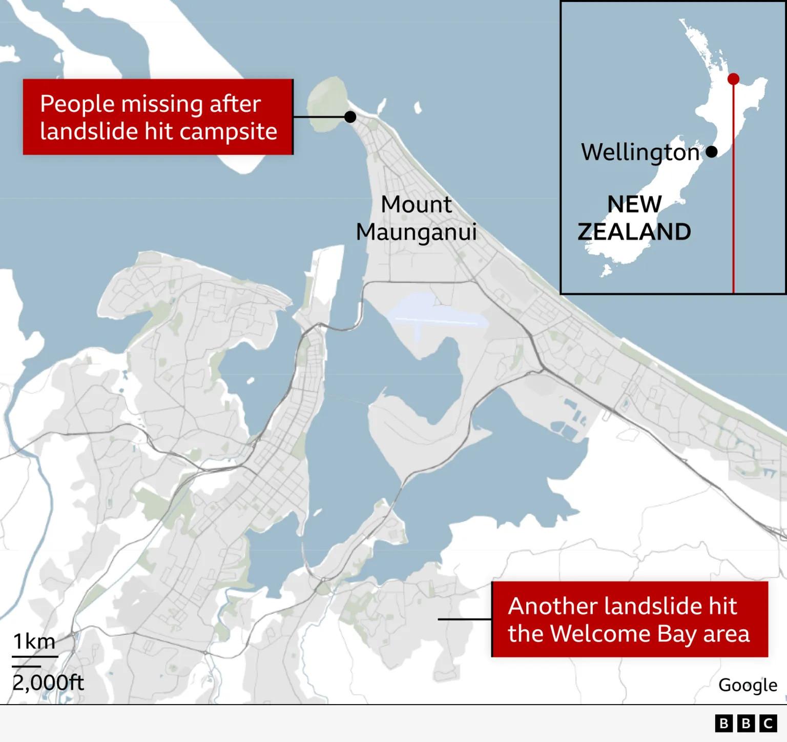 Two dead, several feared buried in New Zealand landslides after heavy rains