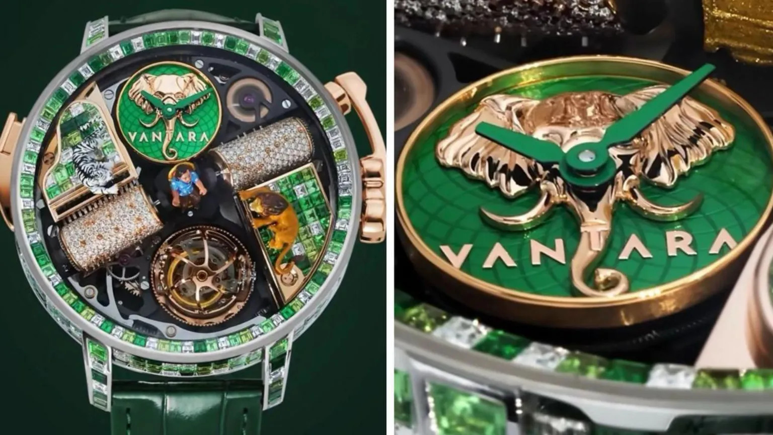 Jacob & Co unveils $1.5m zoo-themed watch featuring Anant Ambani figurine