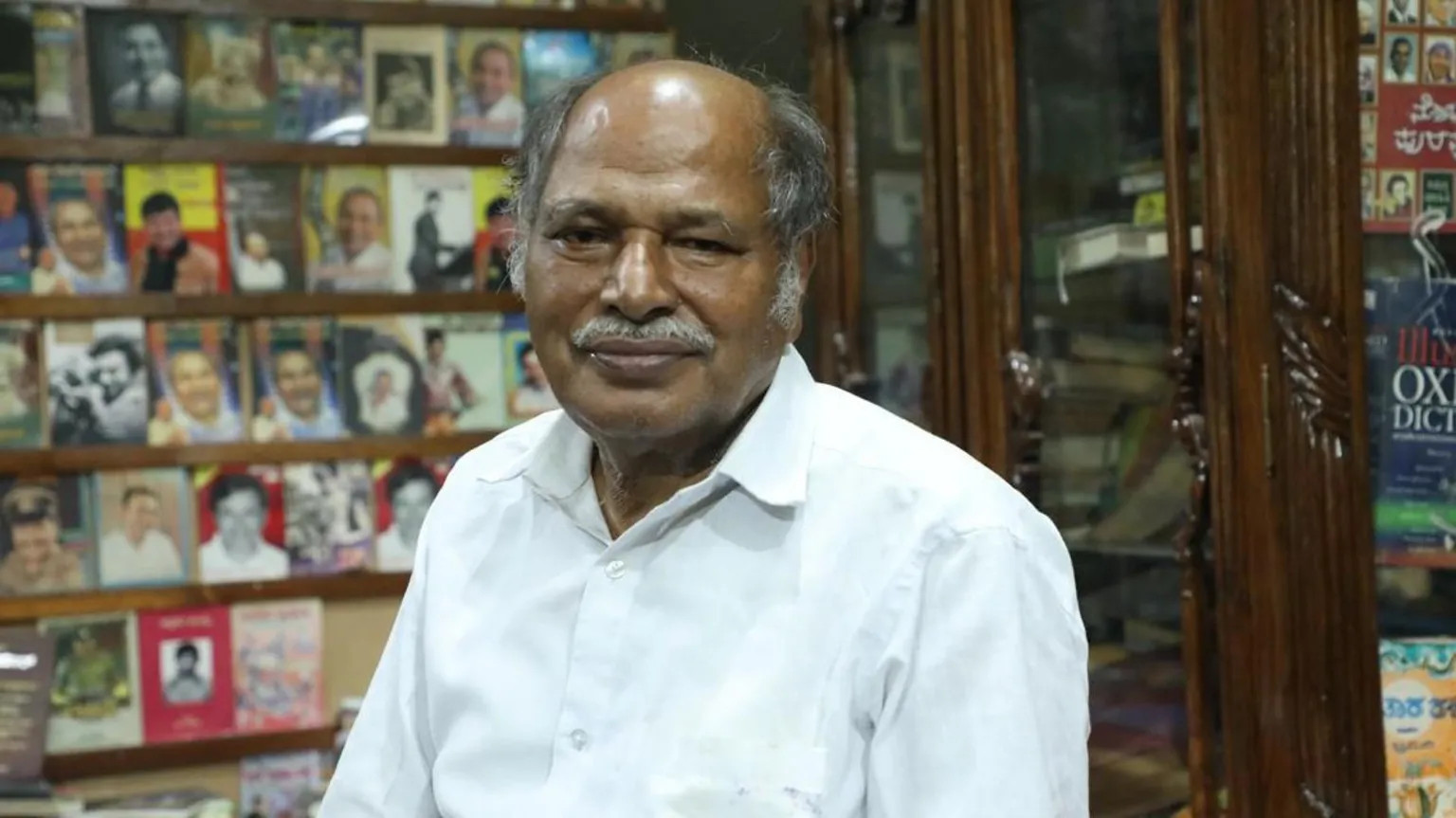 Retired worker in India awarded for 50-year book collection