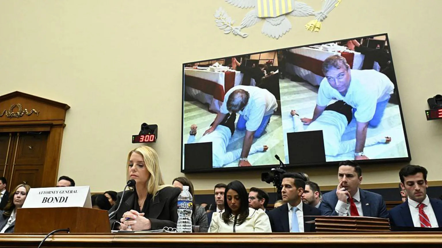 US Attorney General clashes with lawmakers over Epstein files and policing