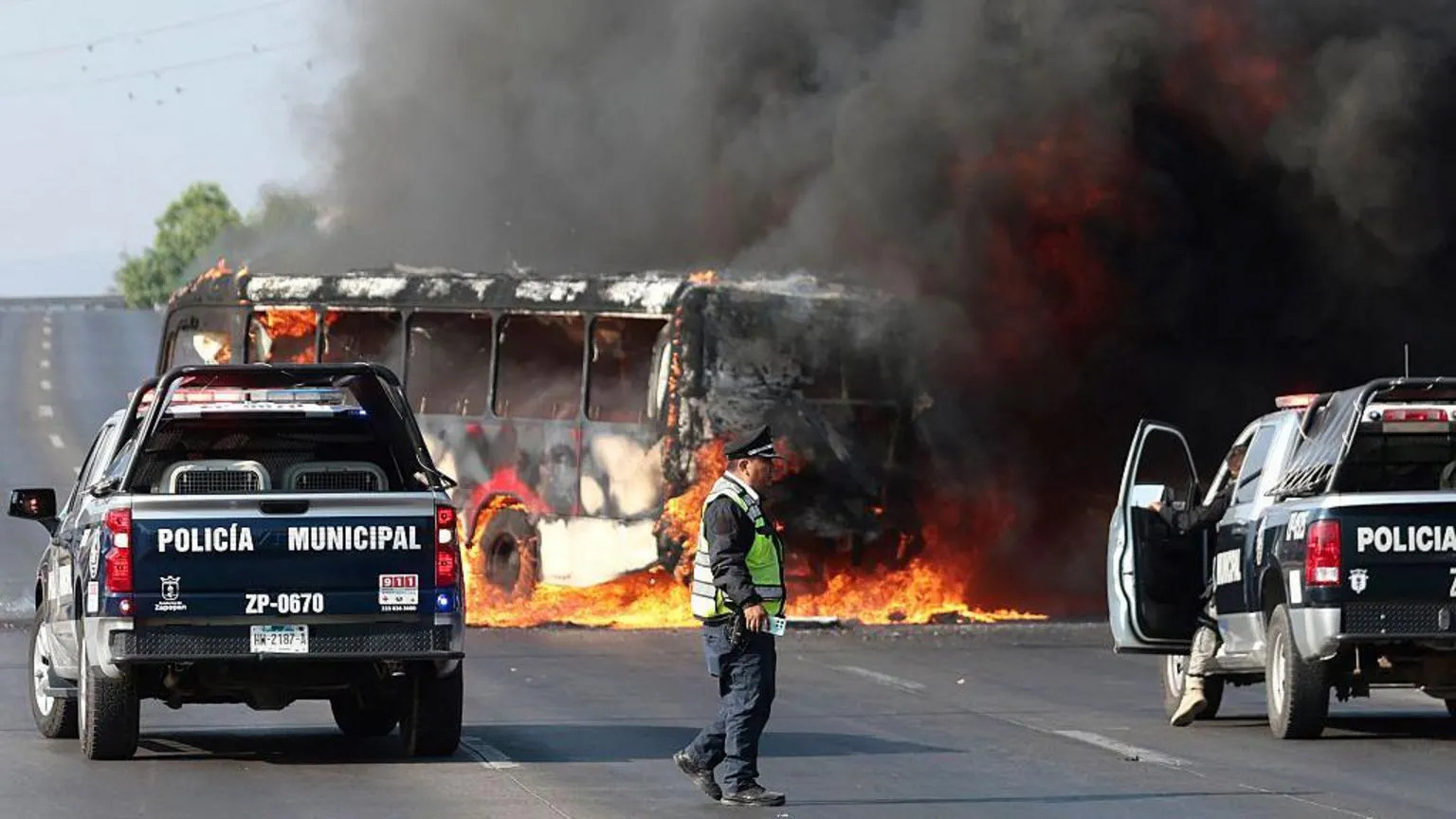 Mexico gripped by cartel violence after cartel leader's death sparks chaos