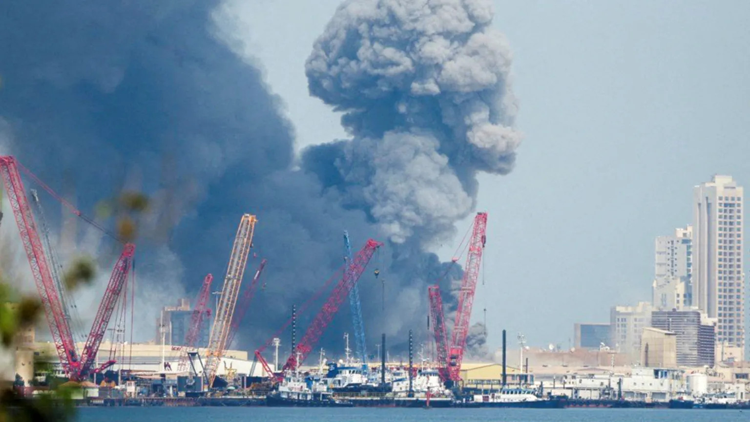 Iran strikes US naval base in Bahrain amid regional missile attacks