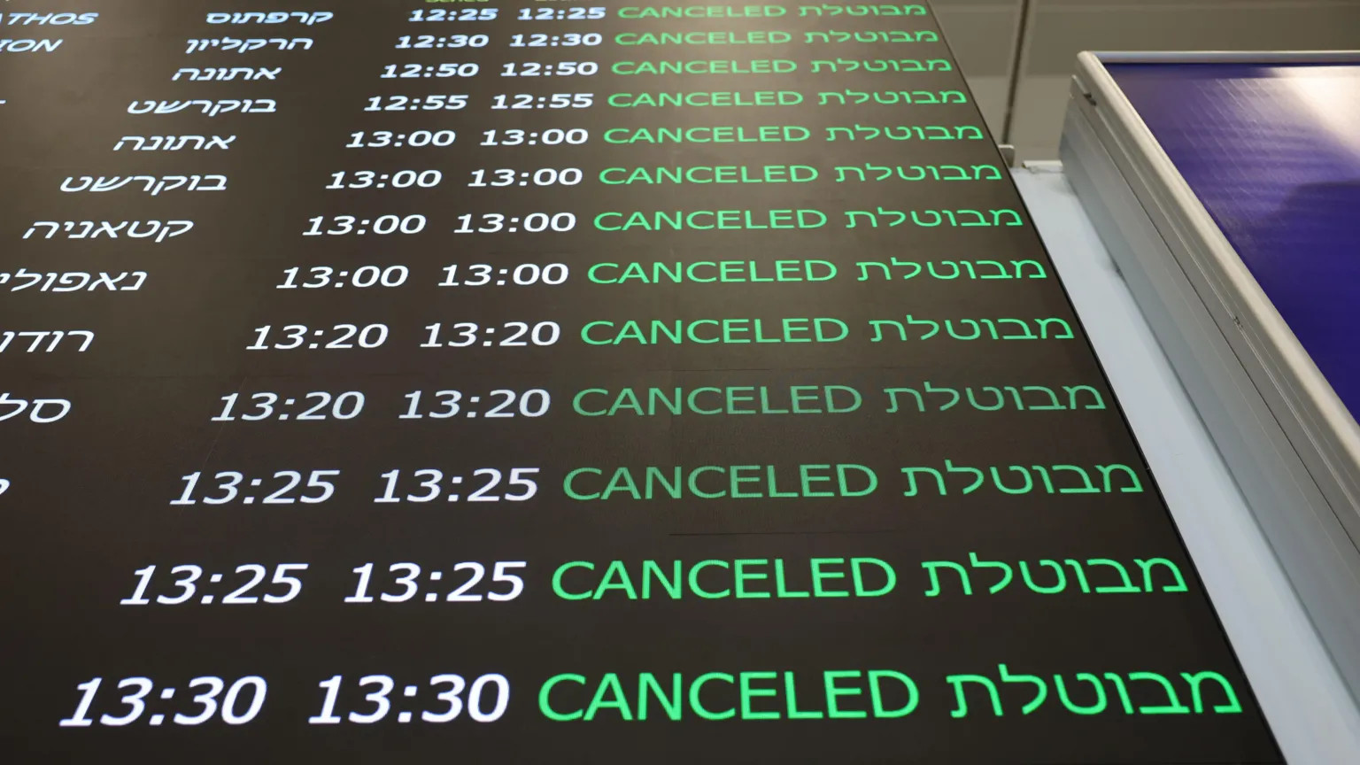 Middle East flights cancelled or rerouted after US-Israel strikes on Iran