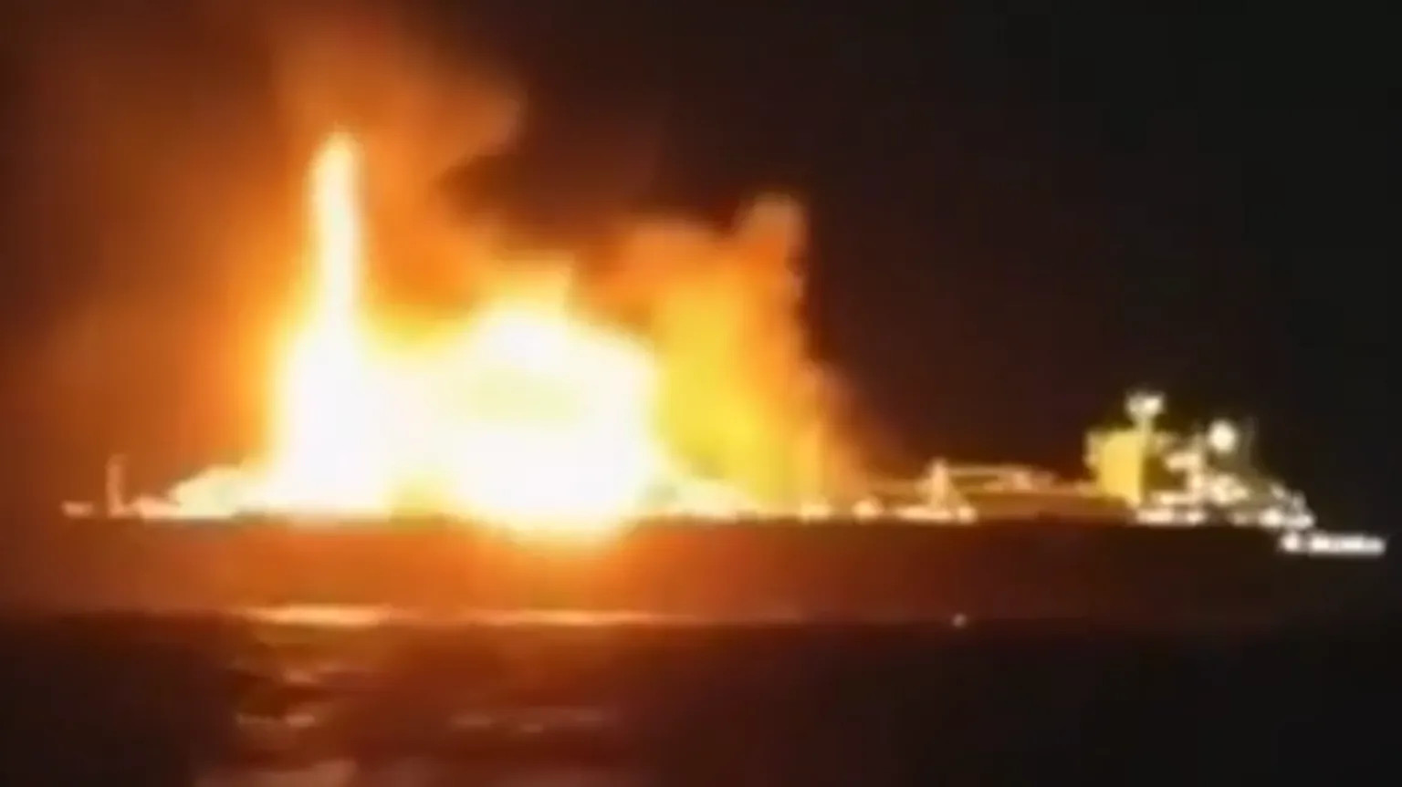 Russian LNG tanker sinks in Mediterranean after explosions, Ukraine accused