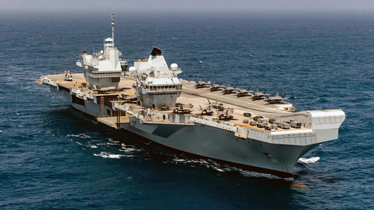 HMS Prince of Wales on five-day alert as UK bolsters Middle East presence