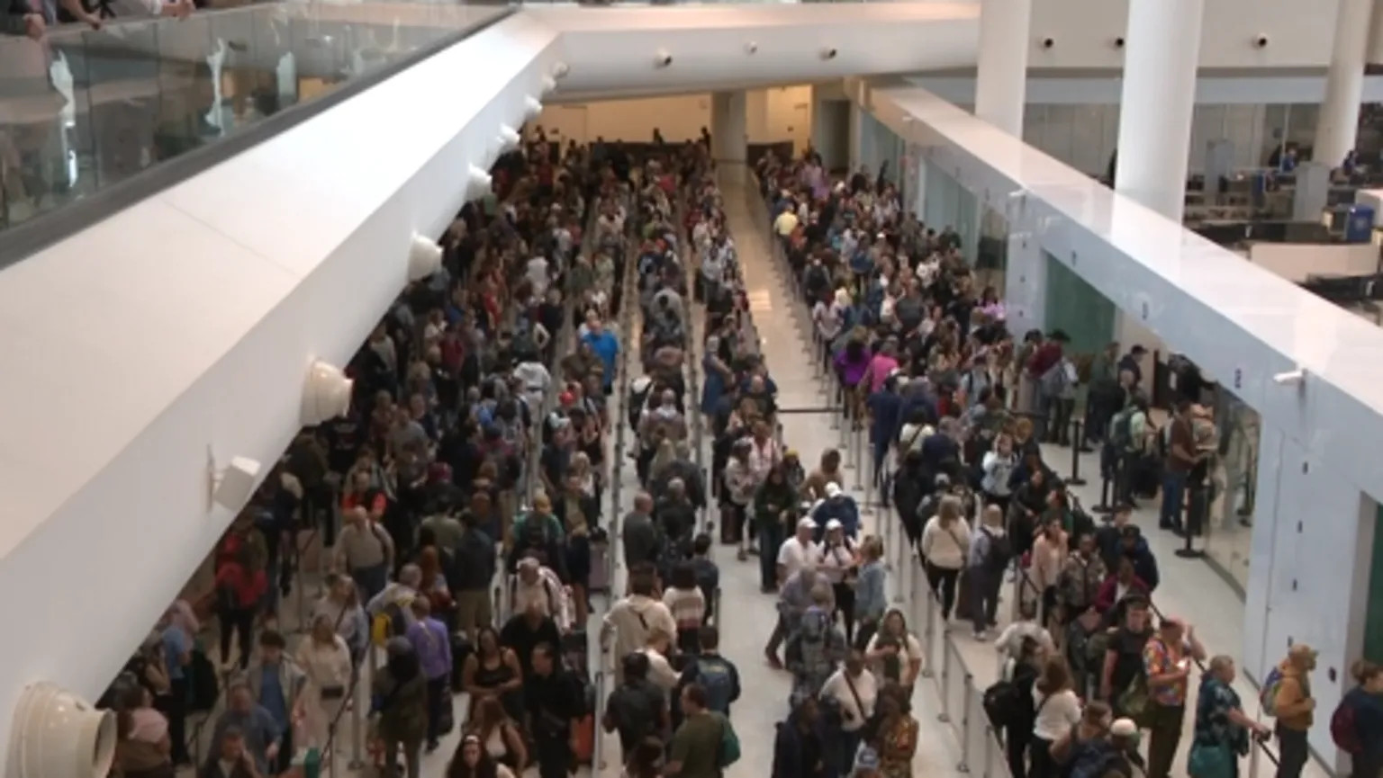 US airport security delays worsen as shutdown enters fourth week