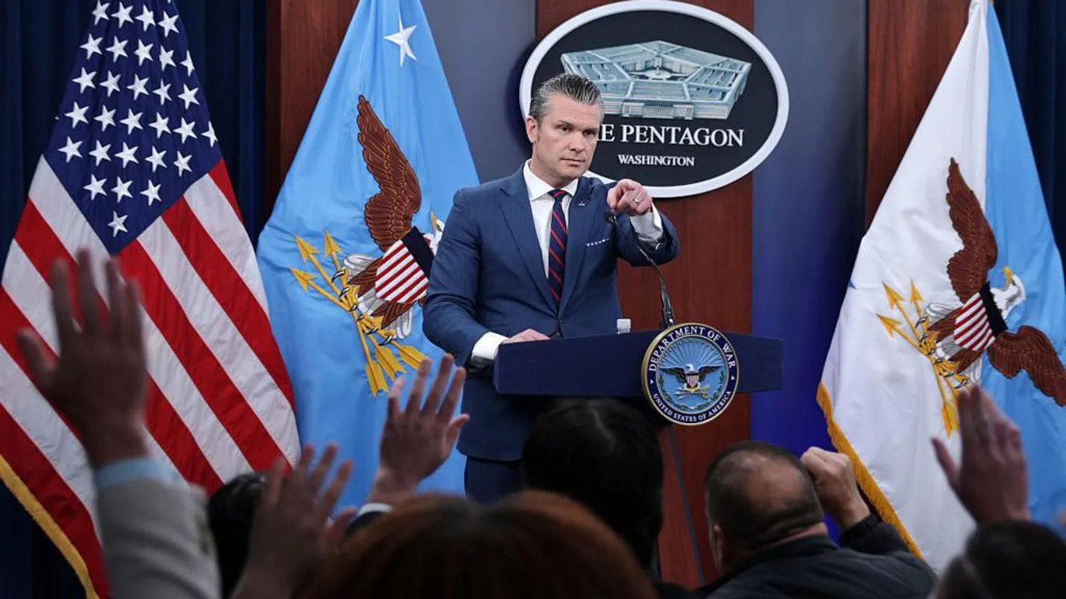 US Defence Secretary Hegseth adopts combative tone in Iran war briefings