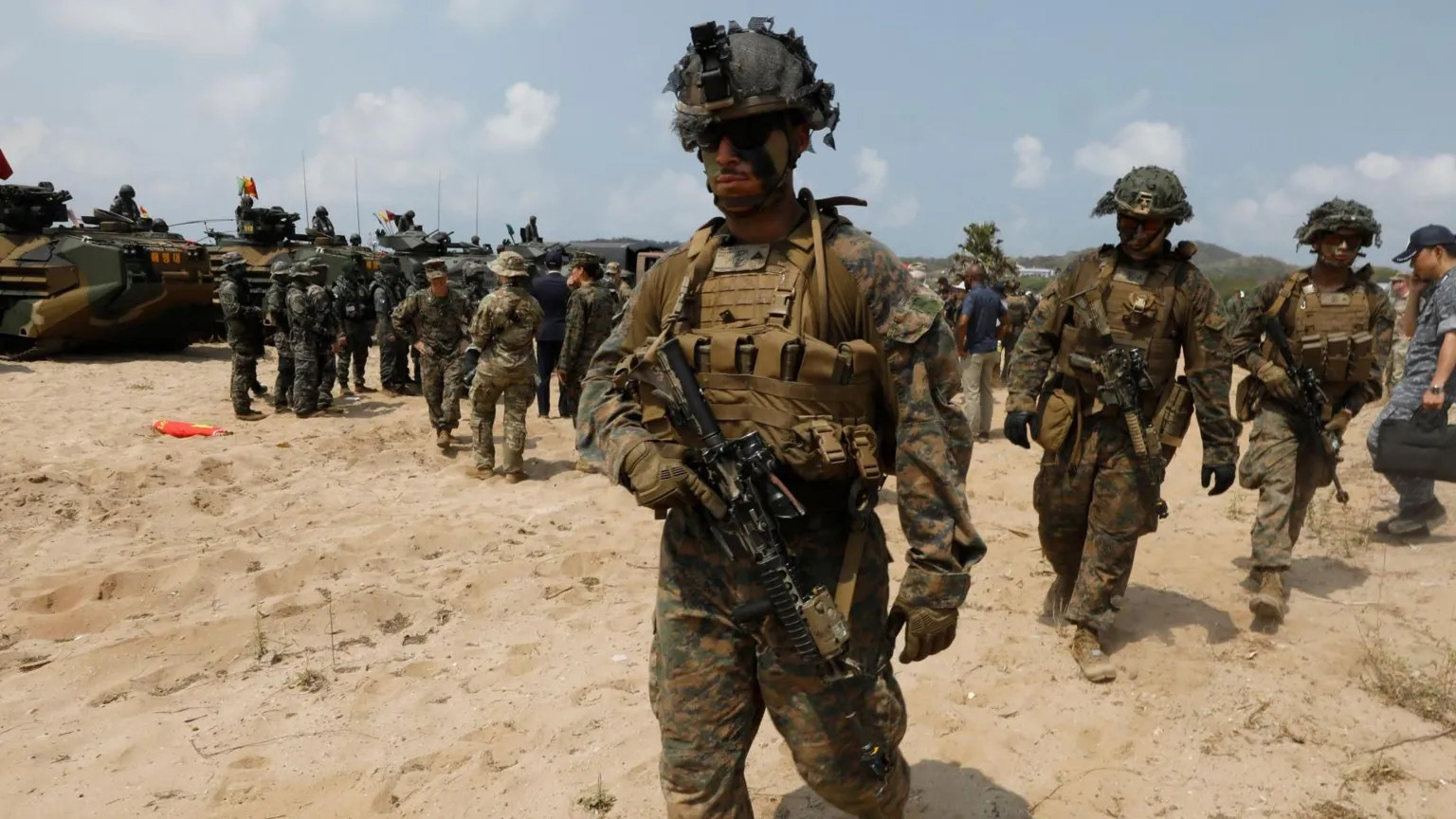 US to deploy additional Marines and warships to Middle East amid escalating tensions