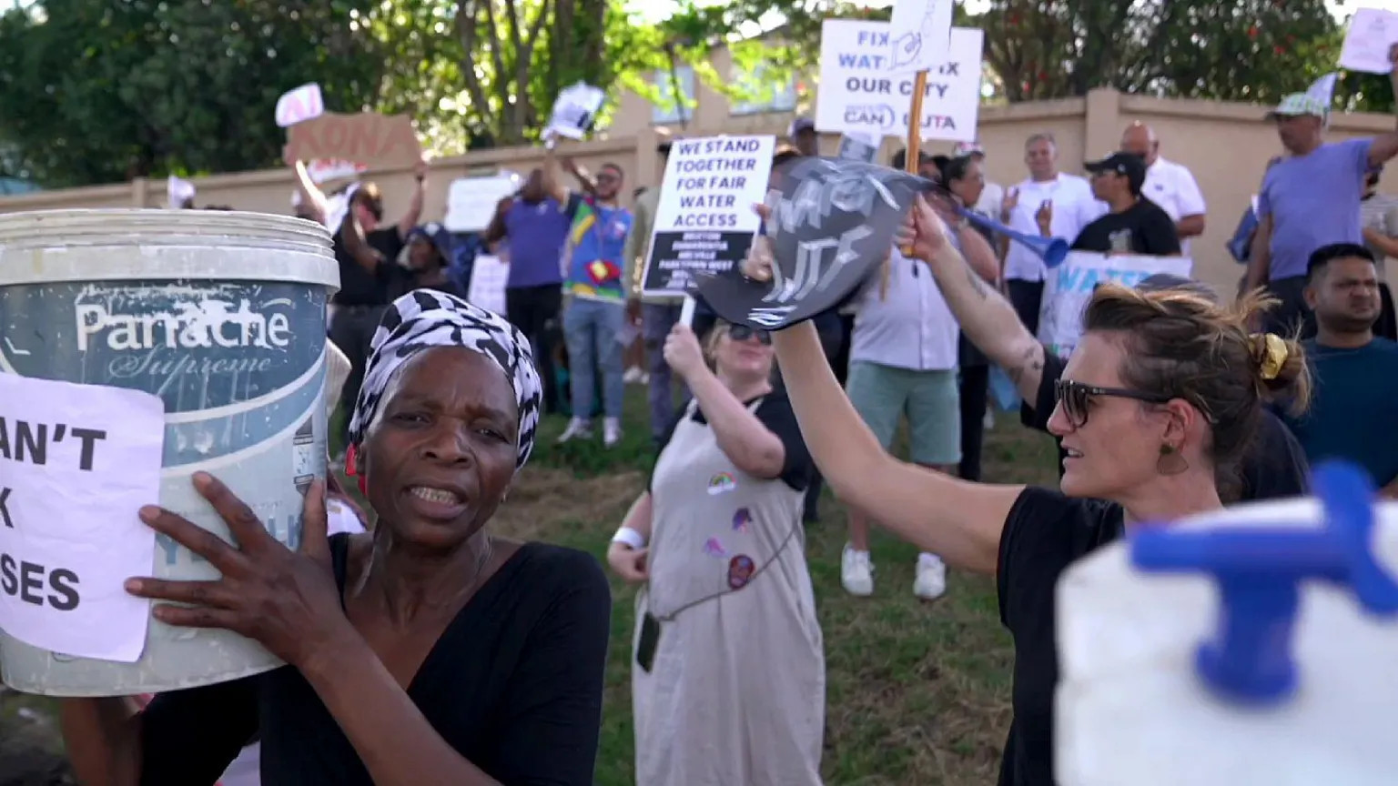 Johannesburg residents protest as water shortages worsen across South Africa
