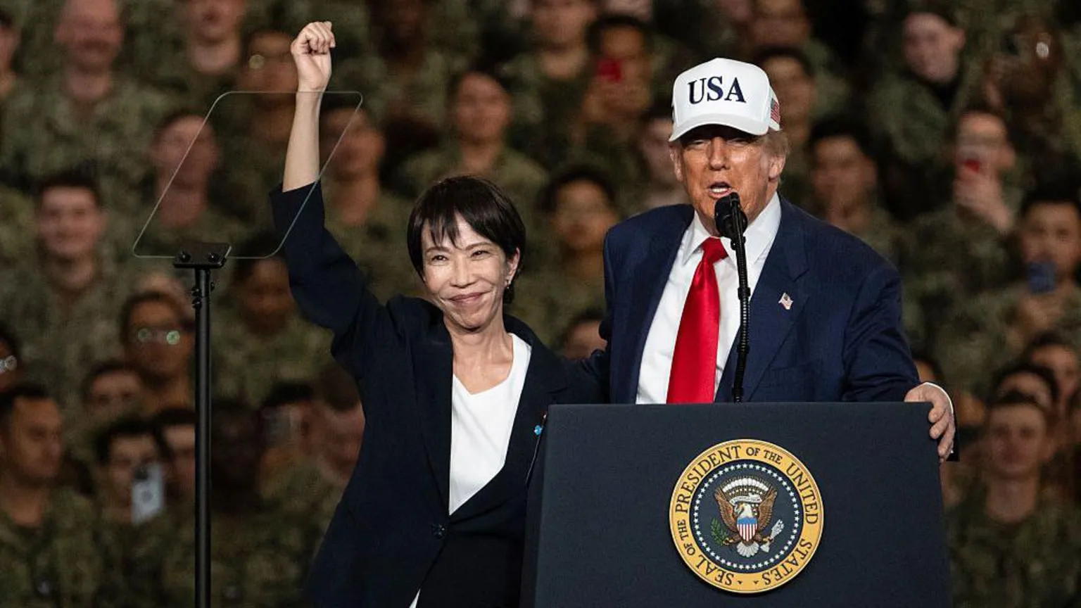 Takaichi braces for tough Trump talks as Hormuz tensions loom