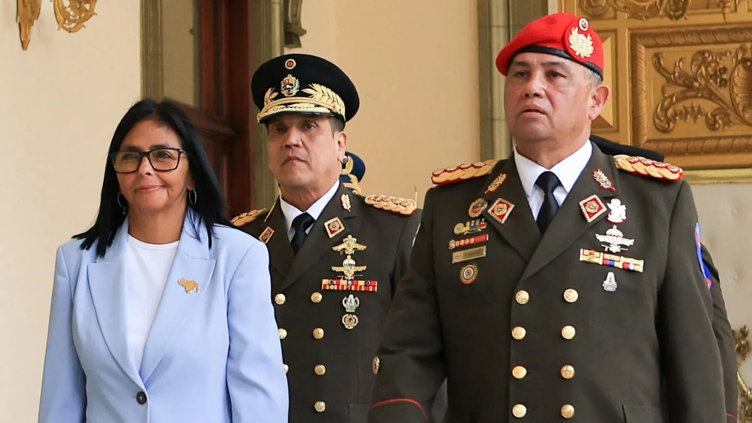 Venezuela's interim leader reshuffles top military command amid US ties