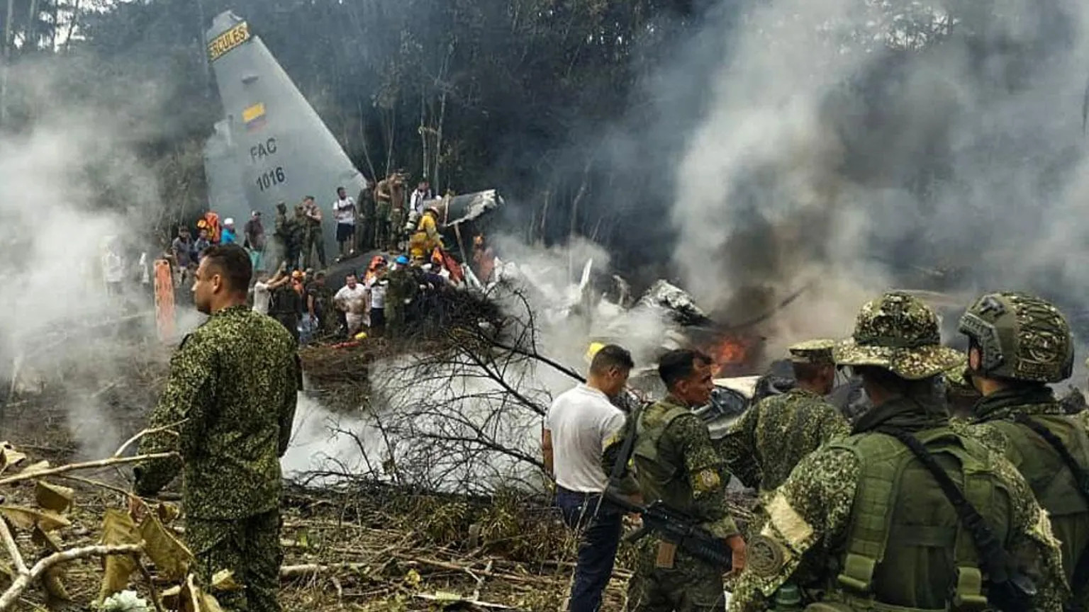 Colombian military plane crash kills 66 in Putumayo province