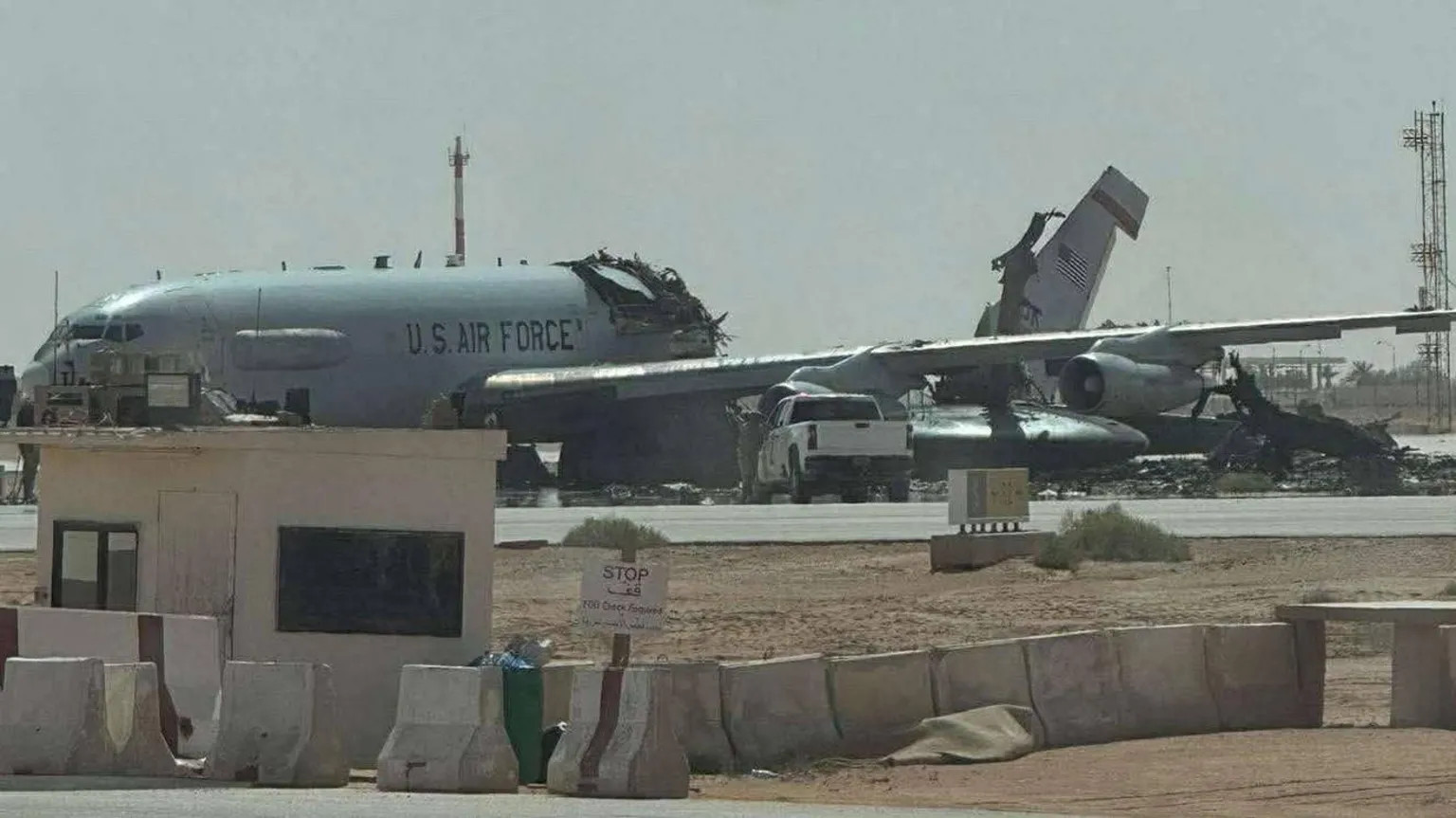 US E-3 Sentry surveillance aircraft destroyed at Saudi air base