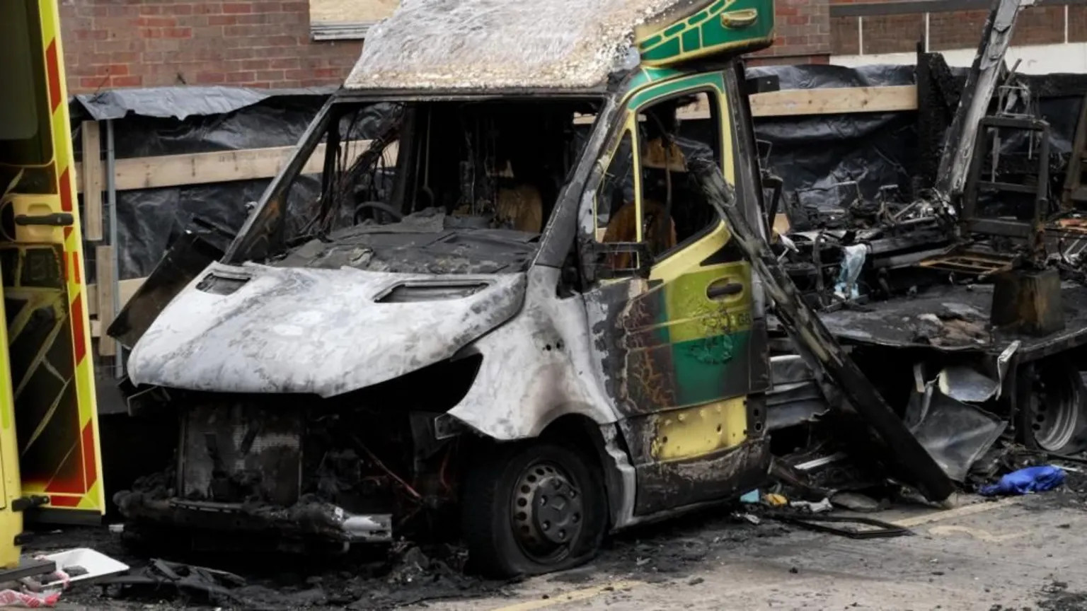 Three charged with arson after Jewish charity ambulances torched in London