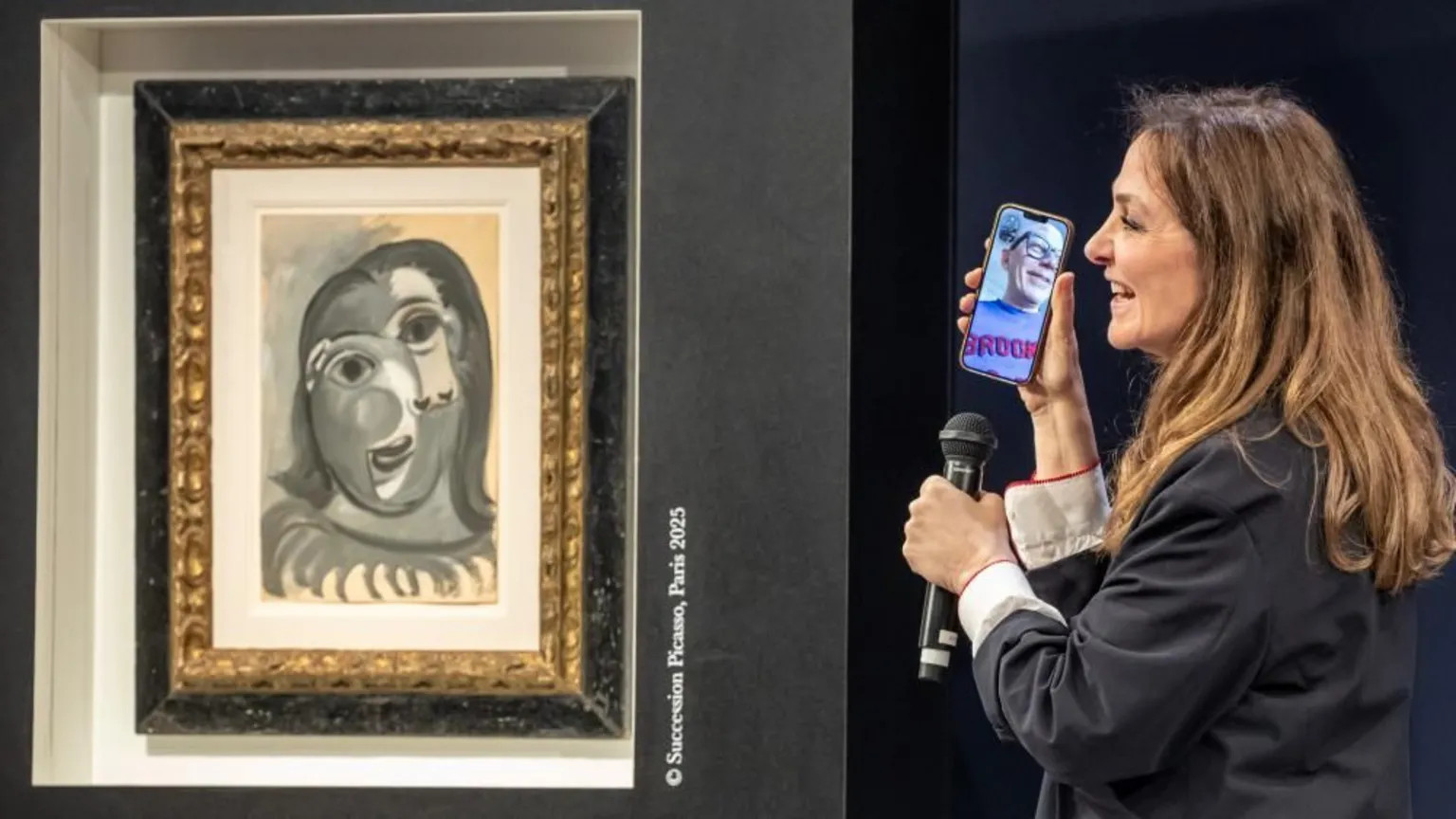 Paris engineer wins €1m Picasso painting in Alzheimer's charity raffle