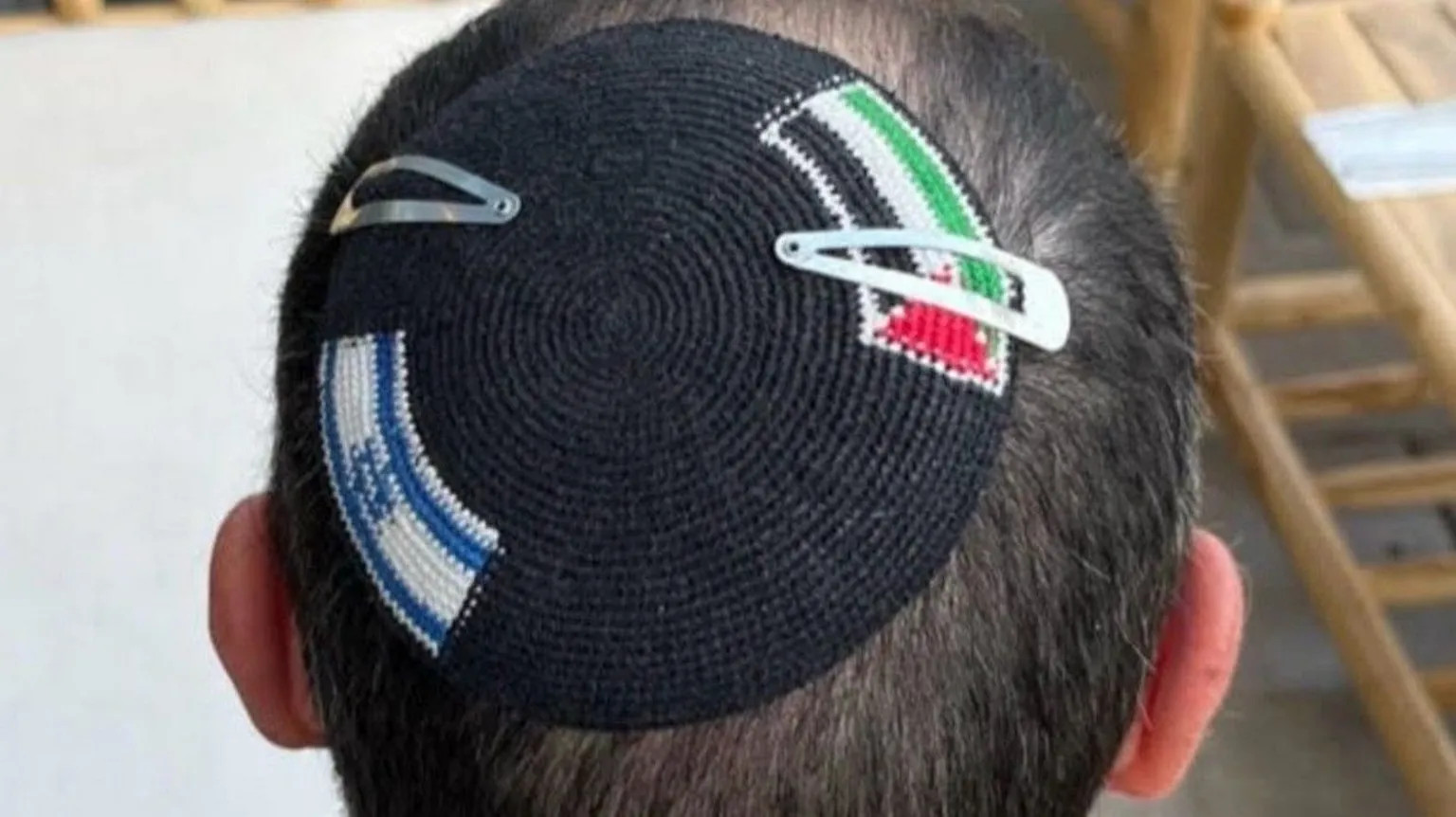 Israeli police detain academic for kippah with Palestinian flag, sparking outrage