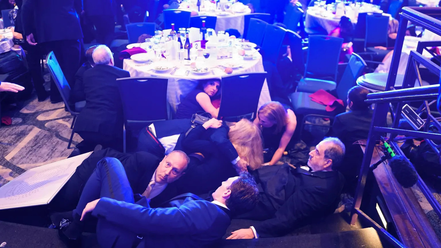 Trump evacuated from DC dinner after gunfire erupts at nearby hotel