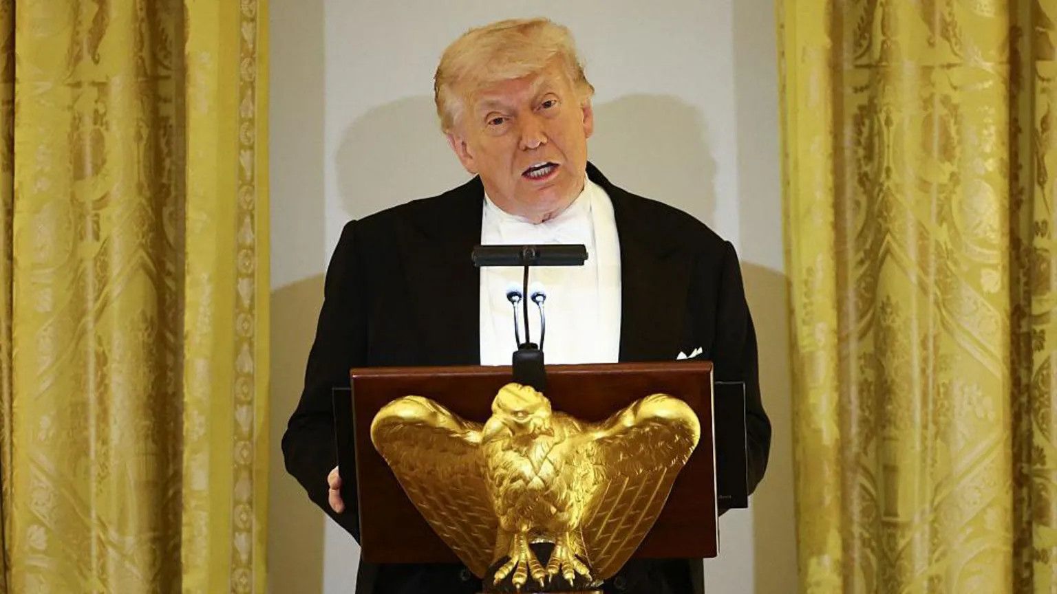 Trump hosts King Charles at White House state dinner in pink-hued celebration