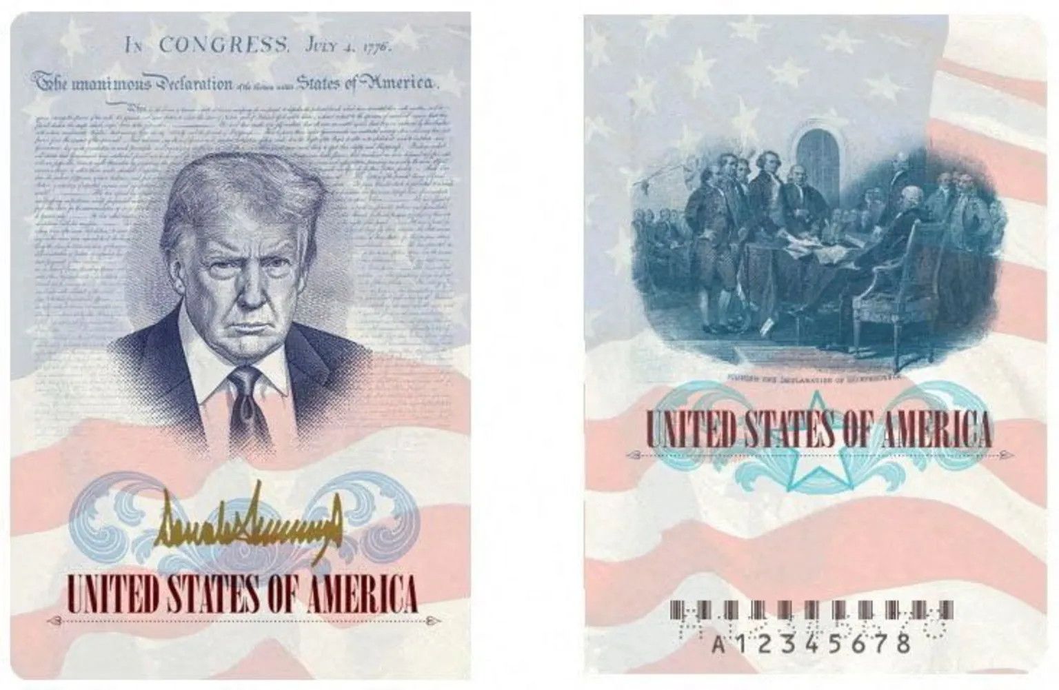 US to issue limited-edition Trump passports for Independence anniversary