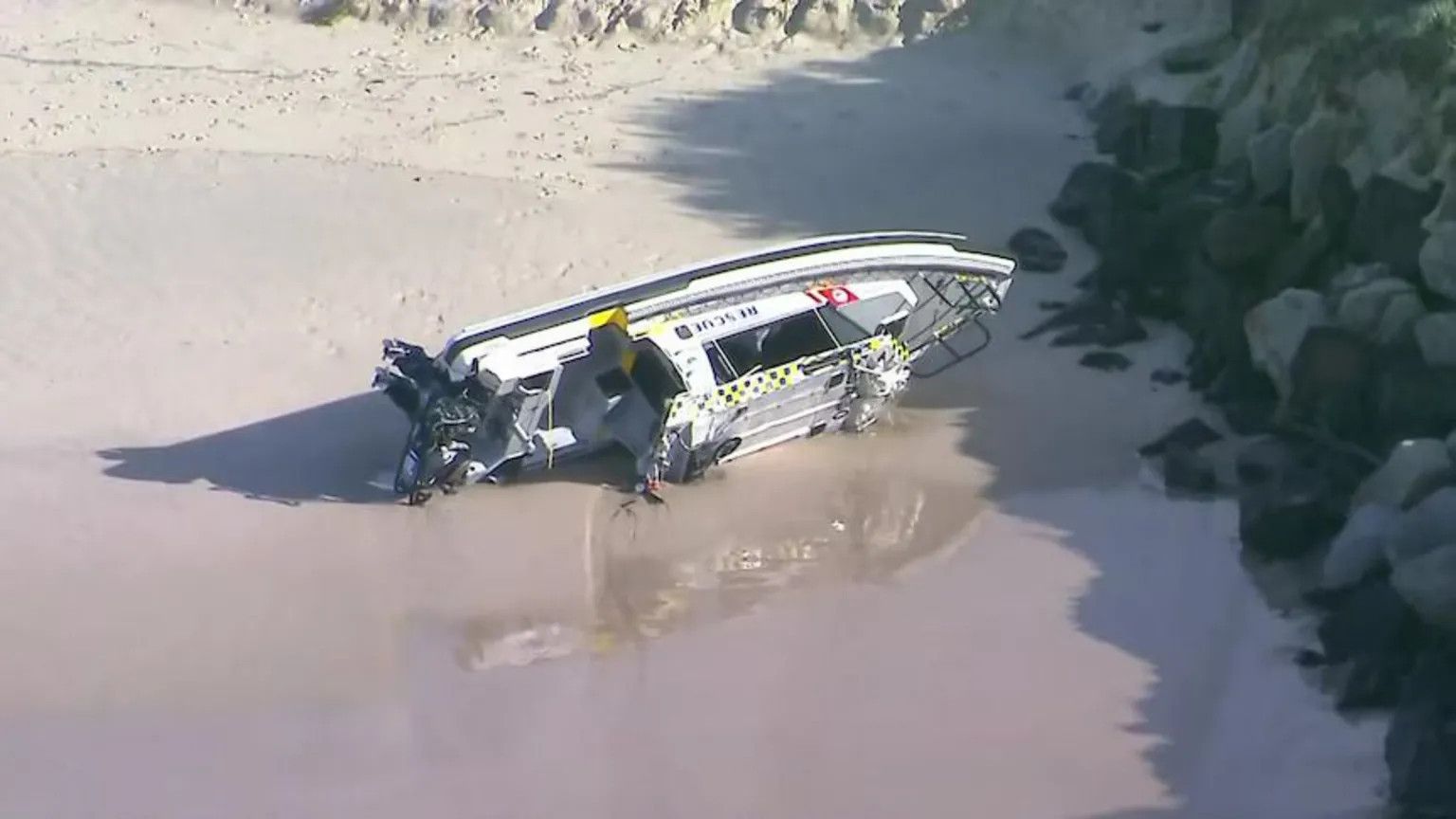 Three dead after yacht sinks and rescue boat capsizes off NSW coast