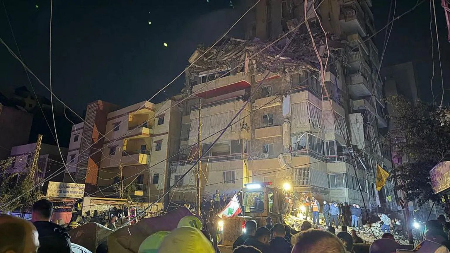 Israel strikes Beirut suburb in first attack since ceasefire deal