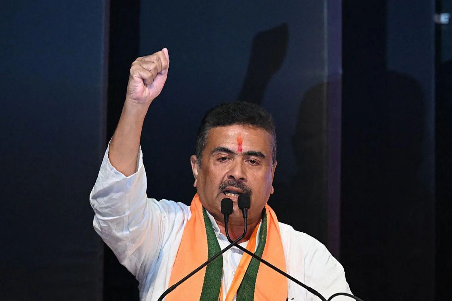 BJP's Suvendu Adhikari sworn in as West Bengal chief minister after historic win