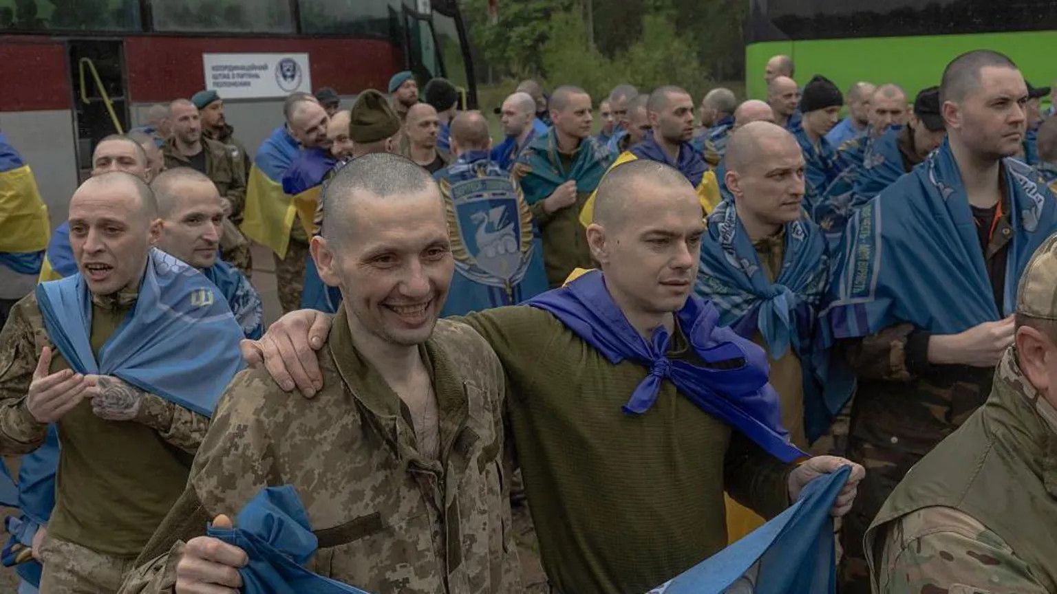 Ukraine and Russia swap 205 prisoners as Kyiv mourns missile strike victims