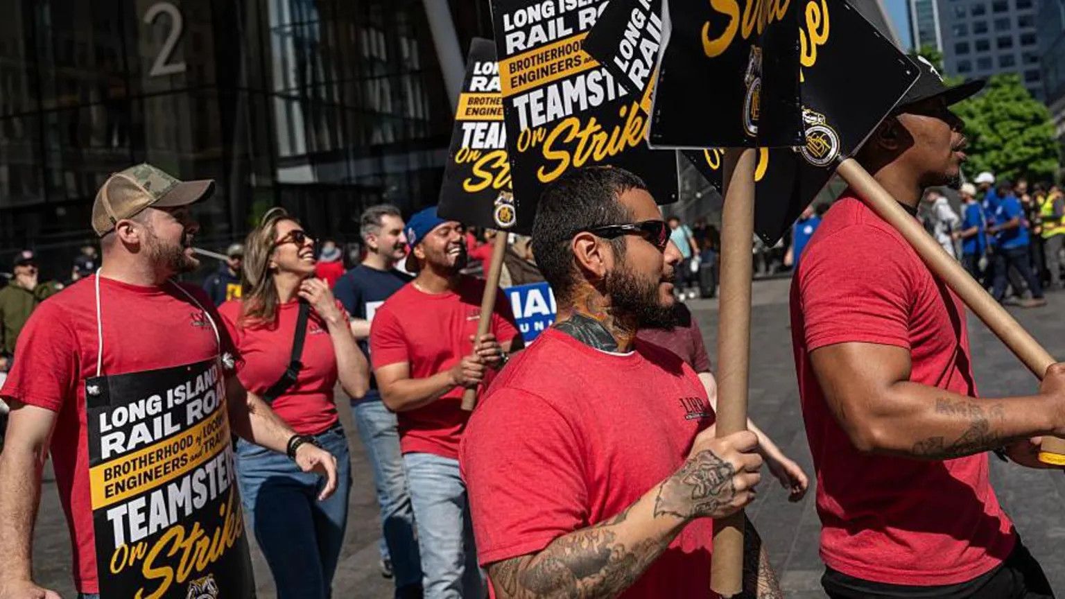 Long Island Rail Road strike disrupts New York commutes after 30-year hiatus
