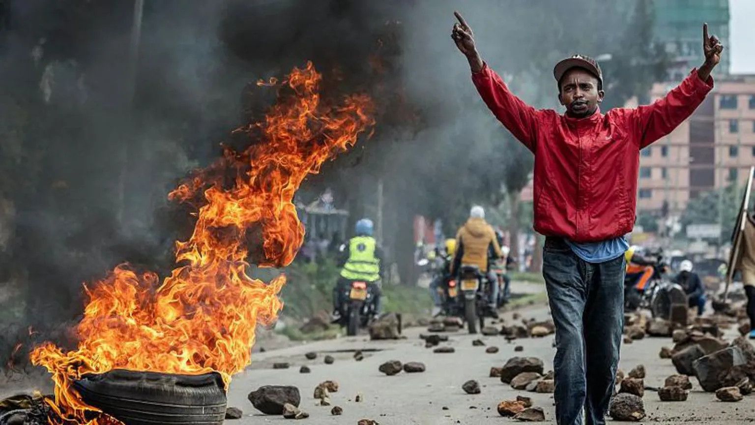 Nationwide strike leaves Kenyan commuters stranded over fuel price hike