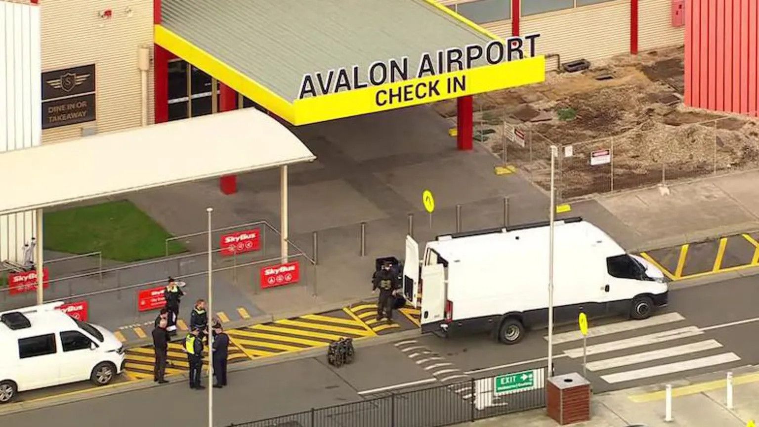 Avalon Airport reopens after bomb scare triggered by laser device and hot chocolate
