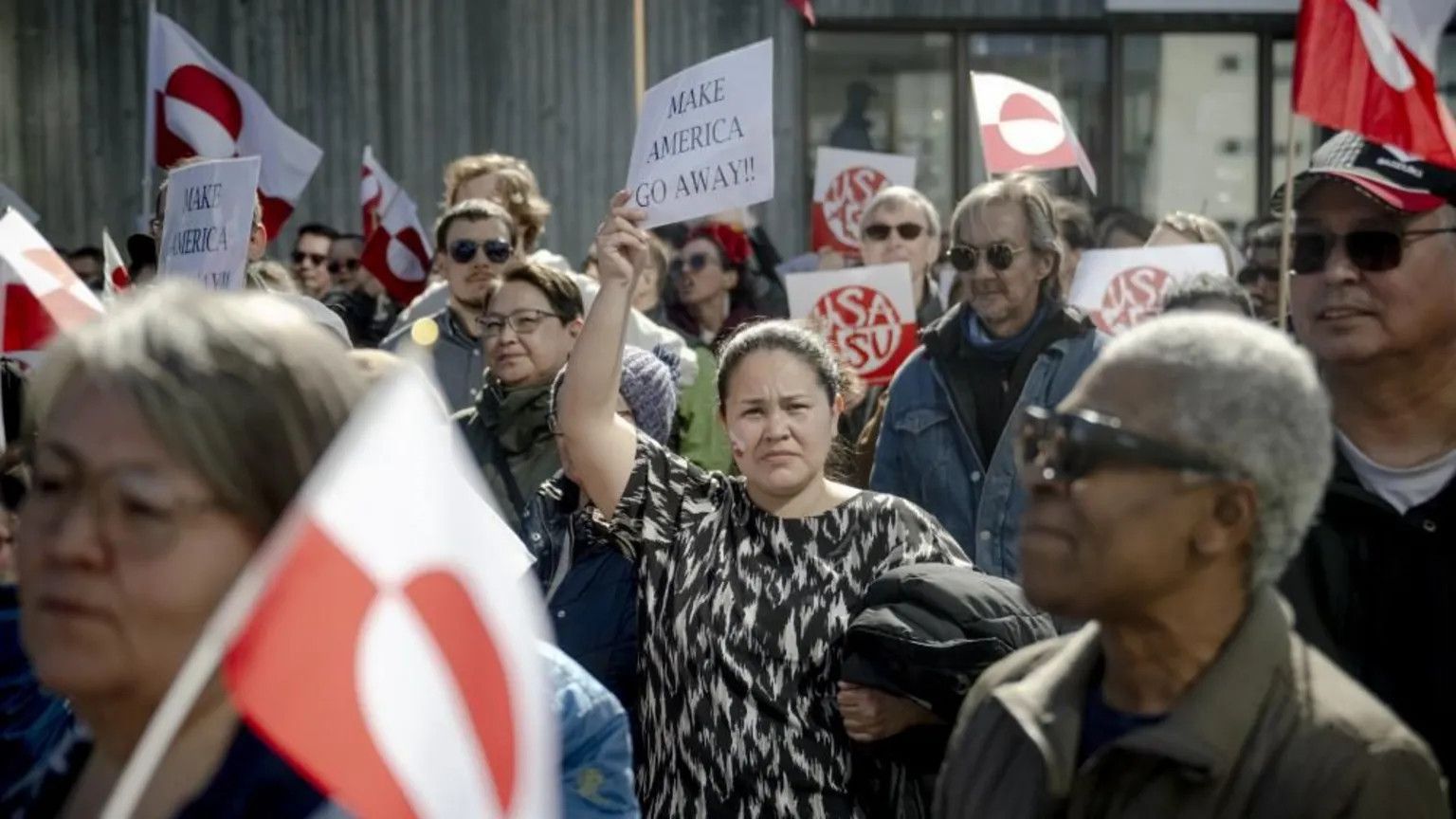 Protesters in Nuuk rally against US influence as new consulate opens