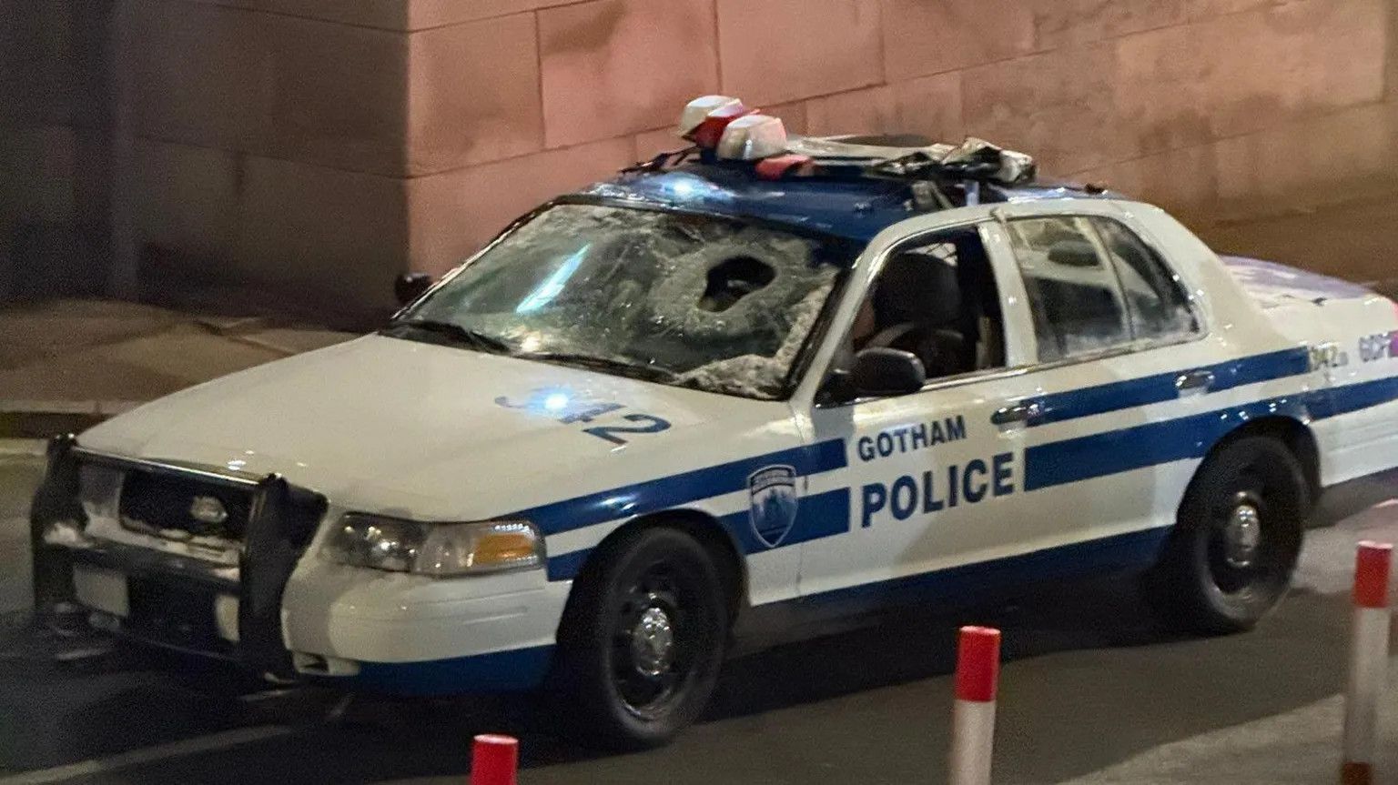 Batman sequel filming begins in Liverpool with Gotham Police cars and taxis